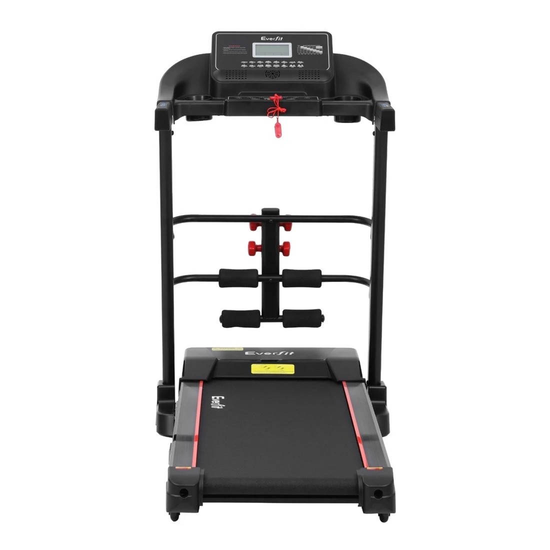 3 Everfit Treadmill Electric Home Gym Fitness Exercise Machine w/ Sit Up Bar 450mm - Black, 3 of 6