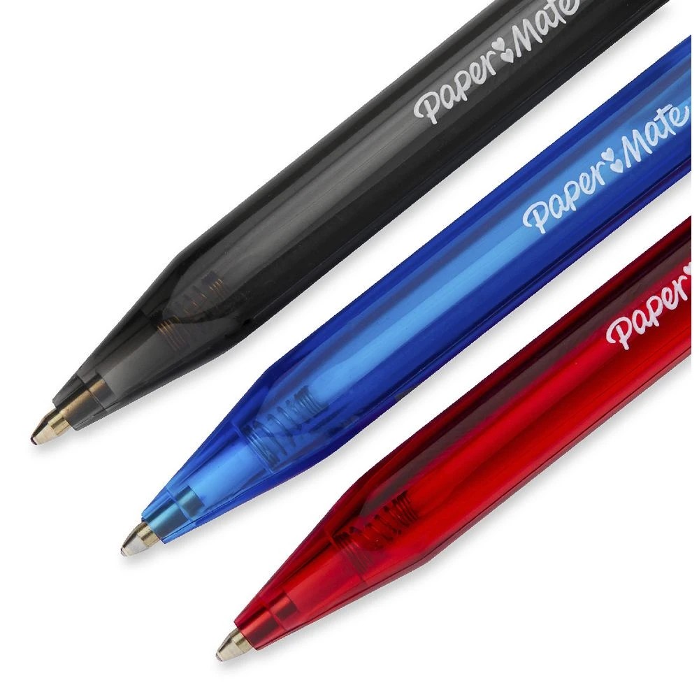 3 Paper Mate Inkjoy 100RT Ballpoint Pens Assorted 10 Pack, 3 of 5
