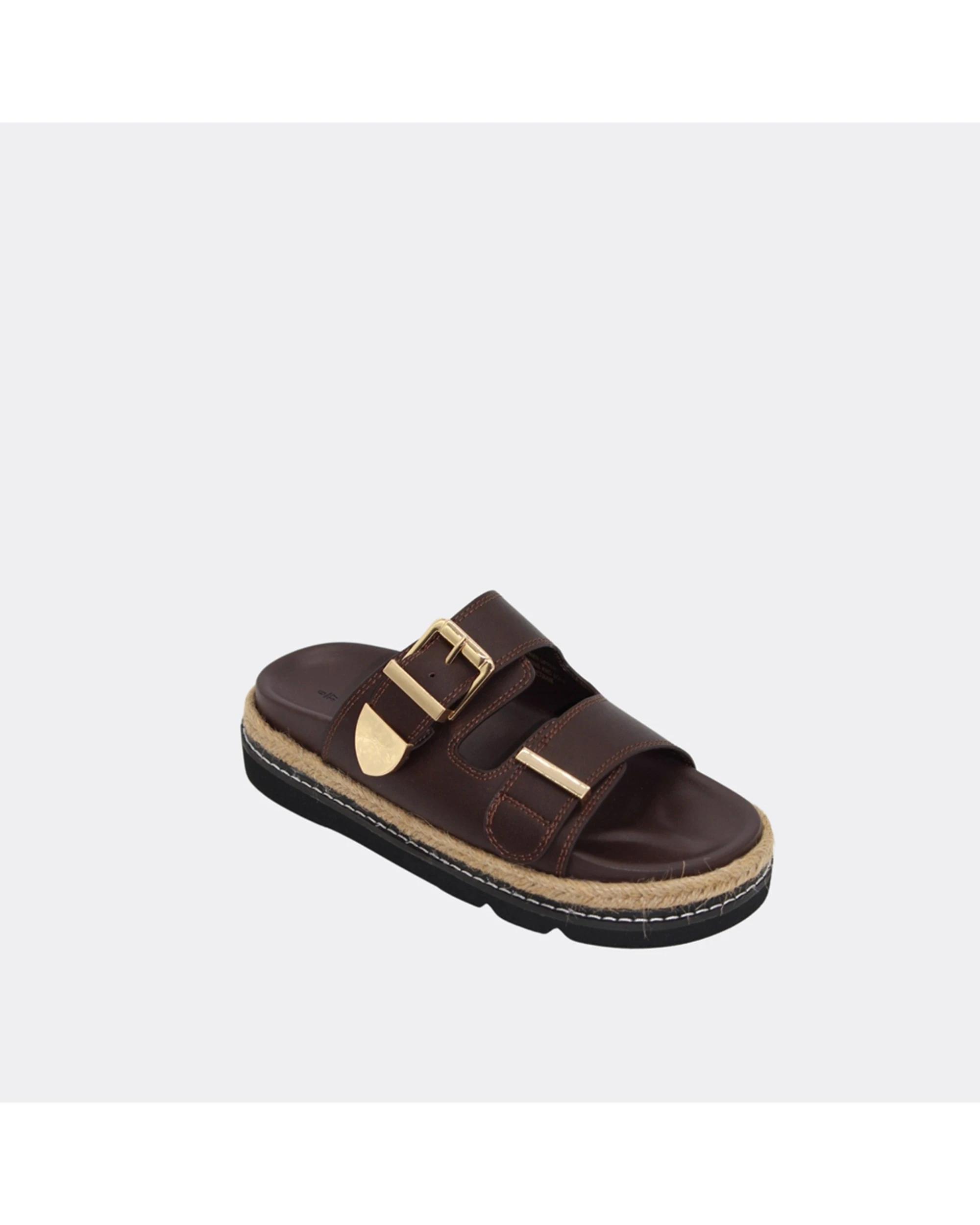 3 Human Shoes Milani Women's Platform Sandals Adjustable Padded Choc CHOC, 3 of 6