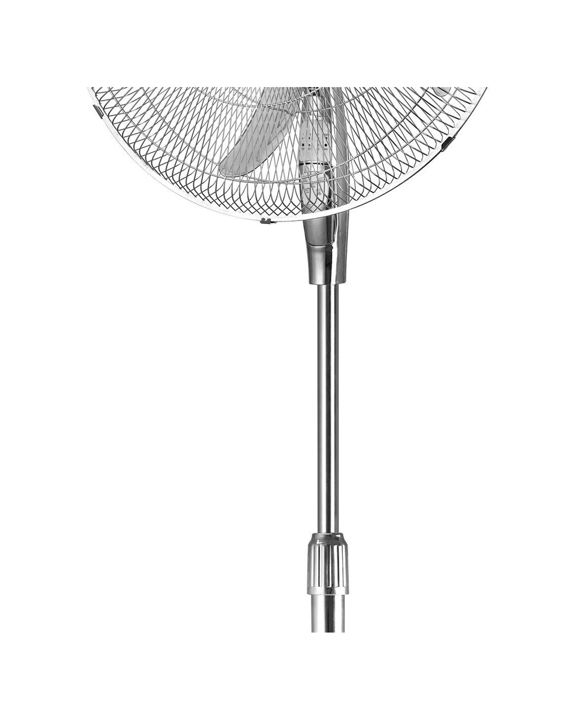 3 HELLER GAF Control Oscillating Fan Height Adjustable 130cm AU Plug 8 Hour Timer - Silver, 3 of 5