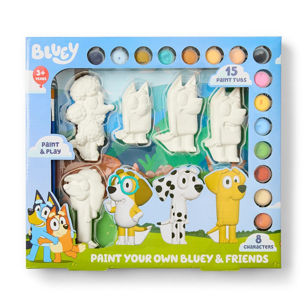 1 Bluey Paint Your Own Bluey and Friends Set, 1 of 8
