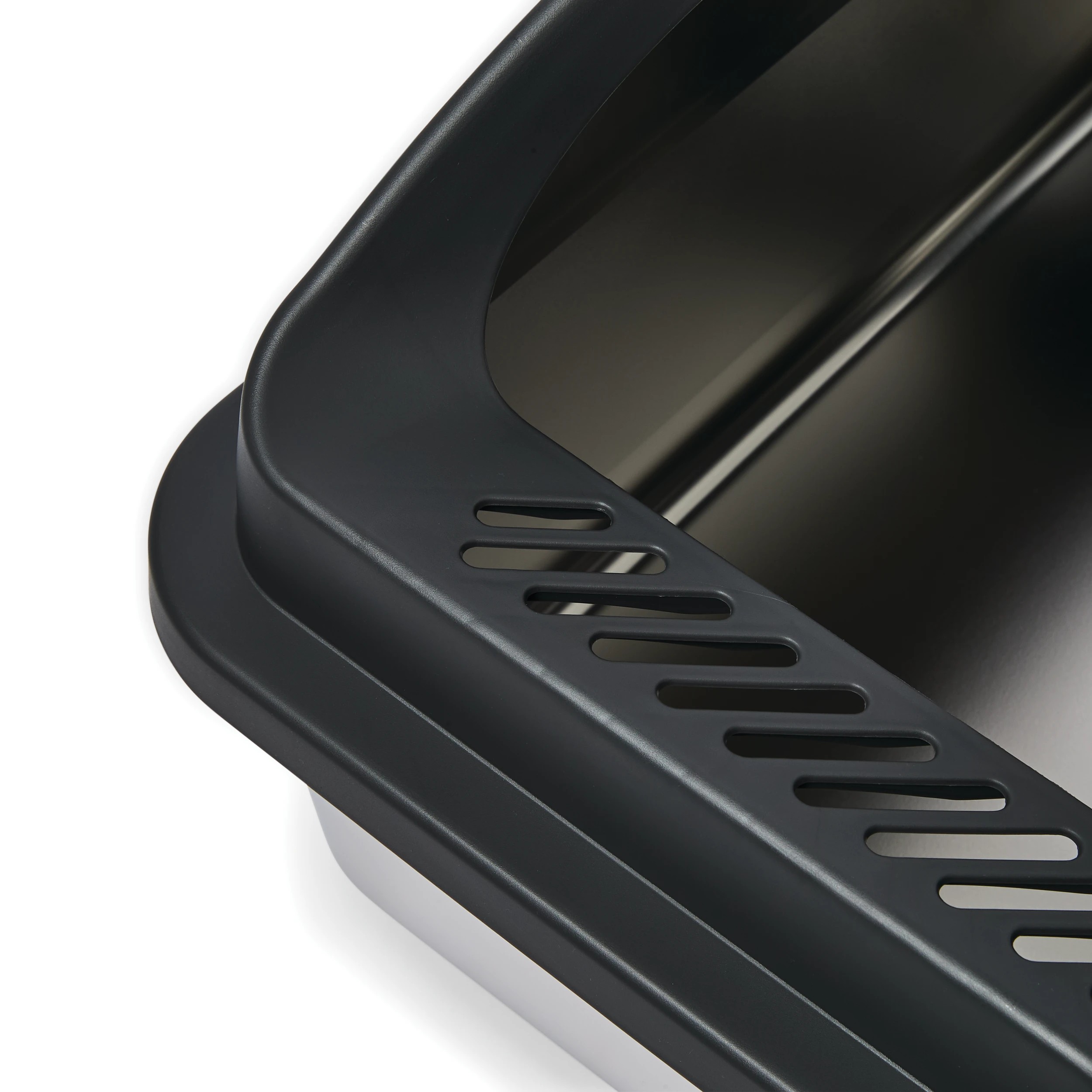 8 Stainless Steel High Side Cat Litter Box, 8 of 9