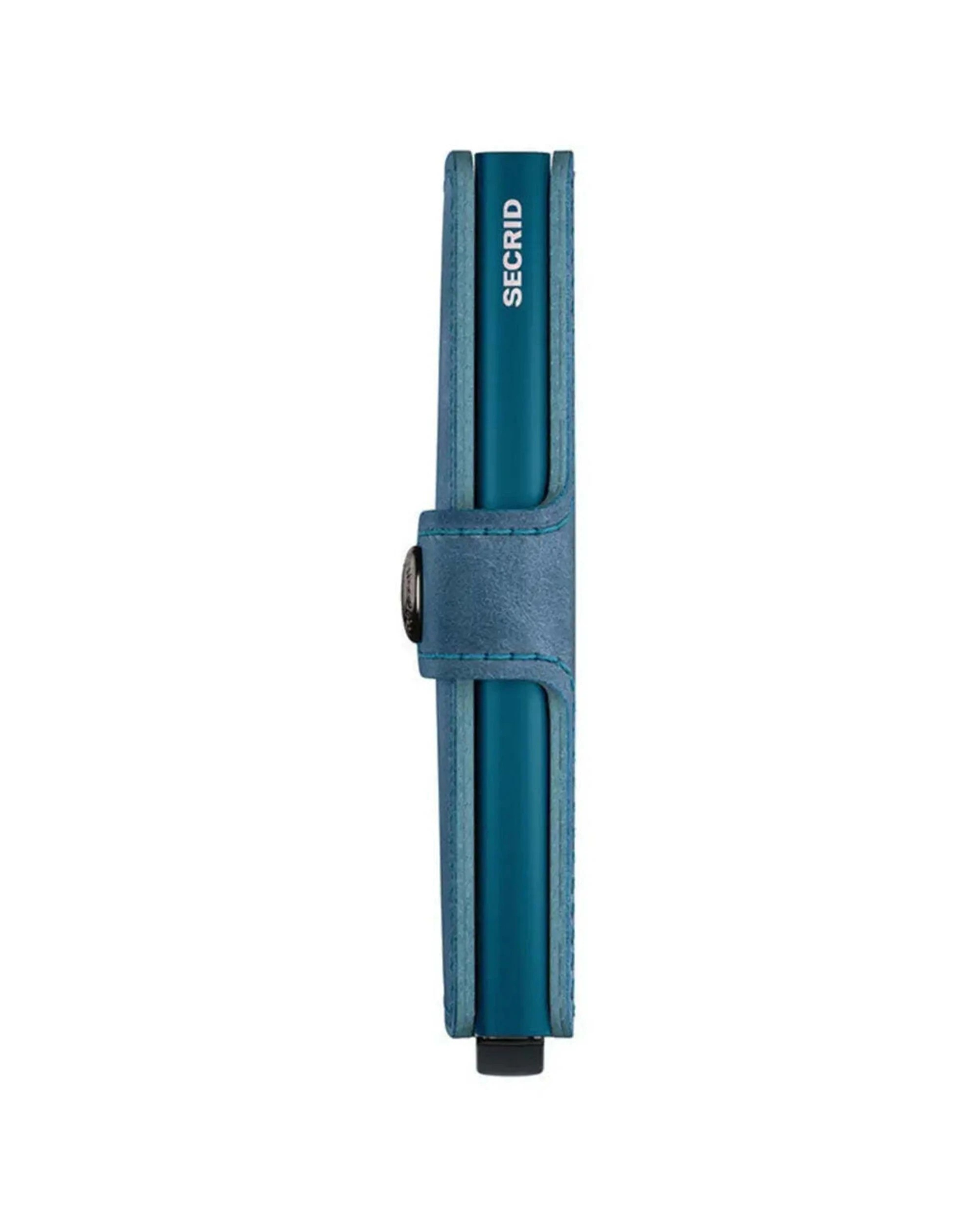 5 Secrid Miniwallet Compact RFID Wallet Vintage Aluminium Leather Vintage Teal - Blue, 5 of 5