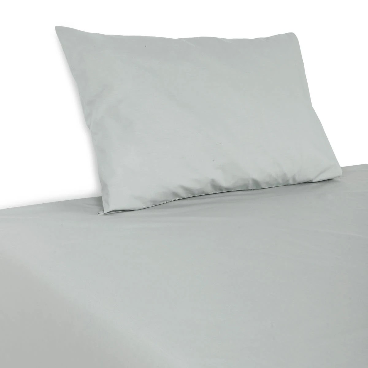 5 225 Thread Count Cotton Rich Sheet Set - Single Bed, Eucalyptus, 5 of 6