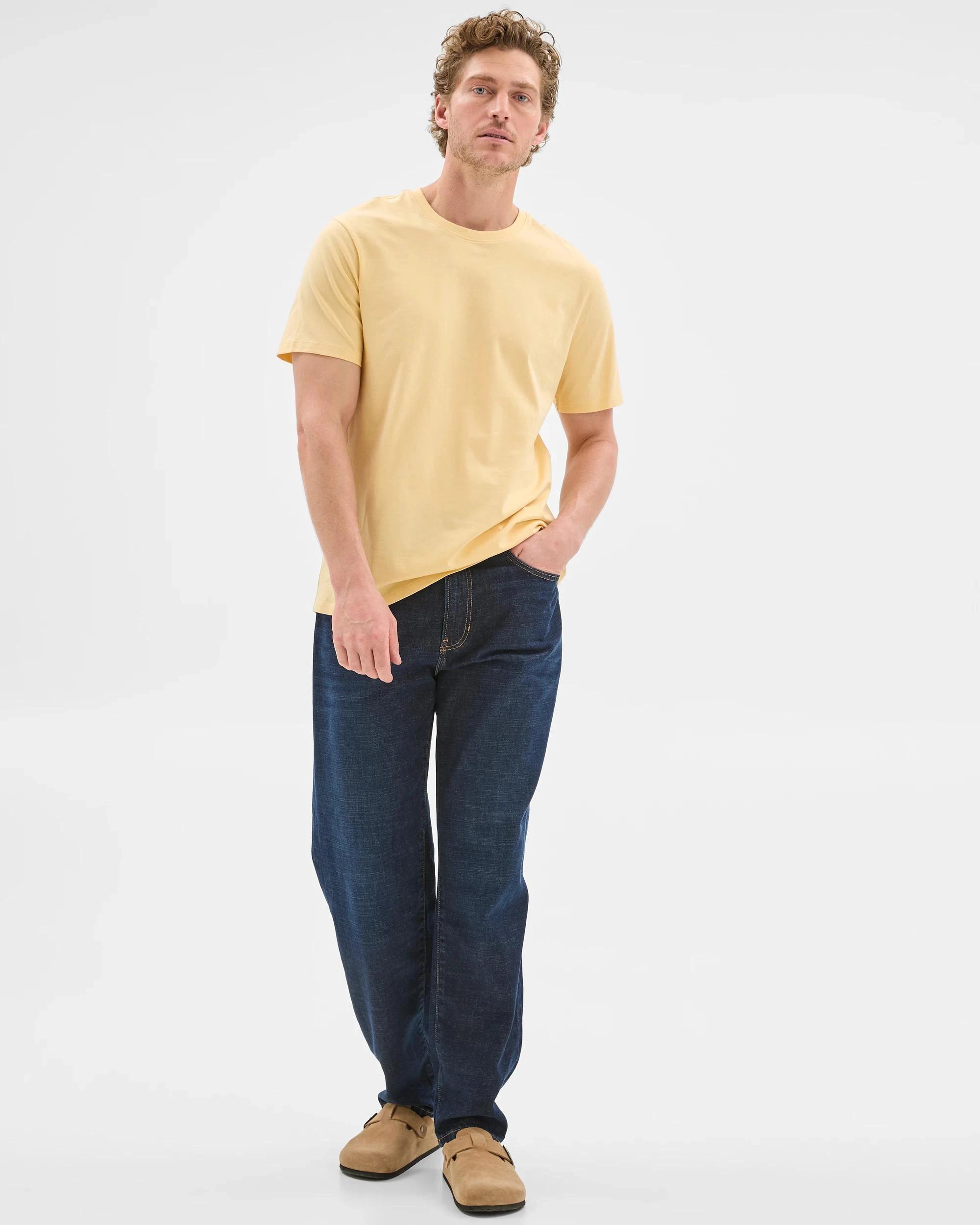 2 Target Australian Cotton Crew T-Shirt STRAW, 2 of 6