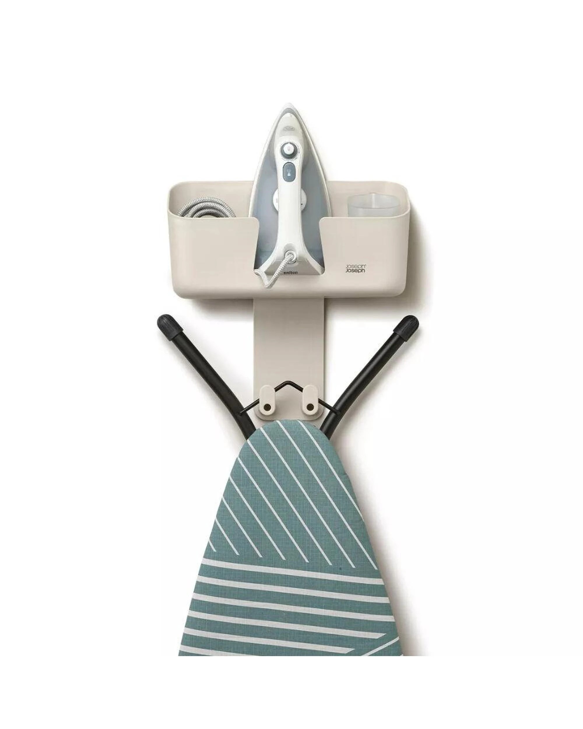 4 Joseph Joseph IronHub Ironing Storage Caddy Ecru, 4 of 9