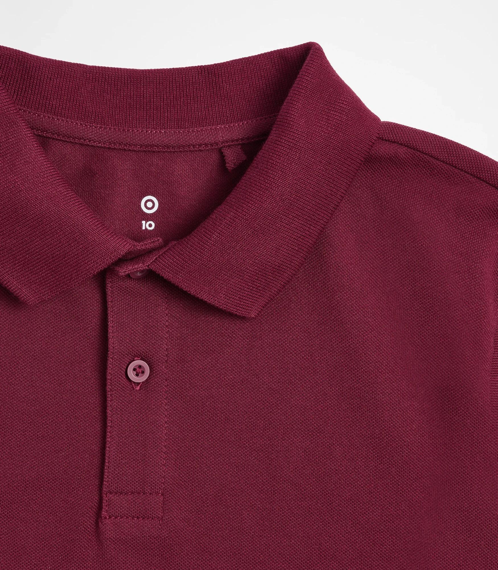 2 Target School Polo T-shirt BURGUNDY, 2 of 5