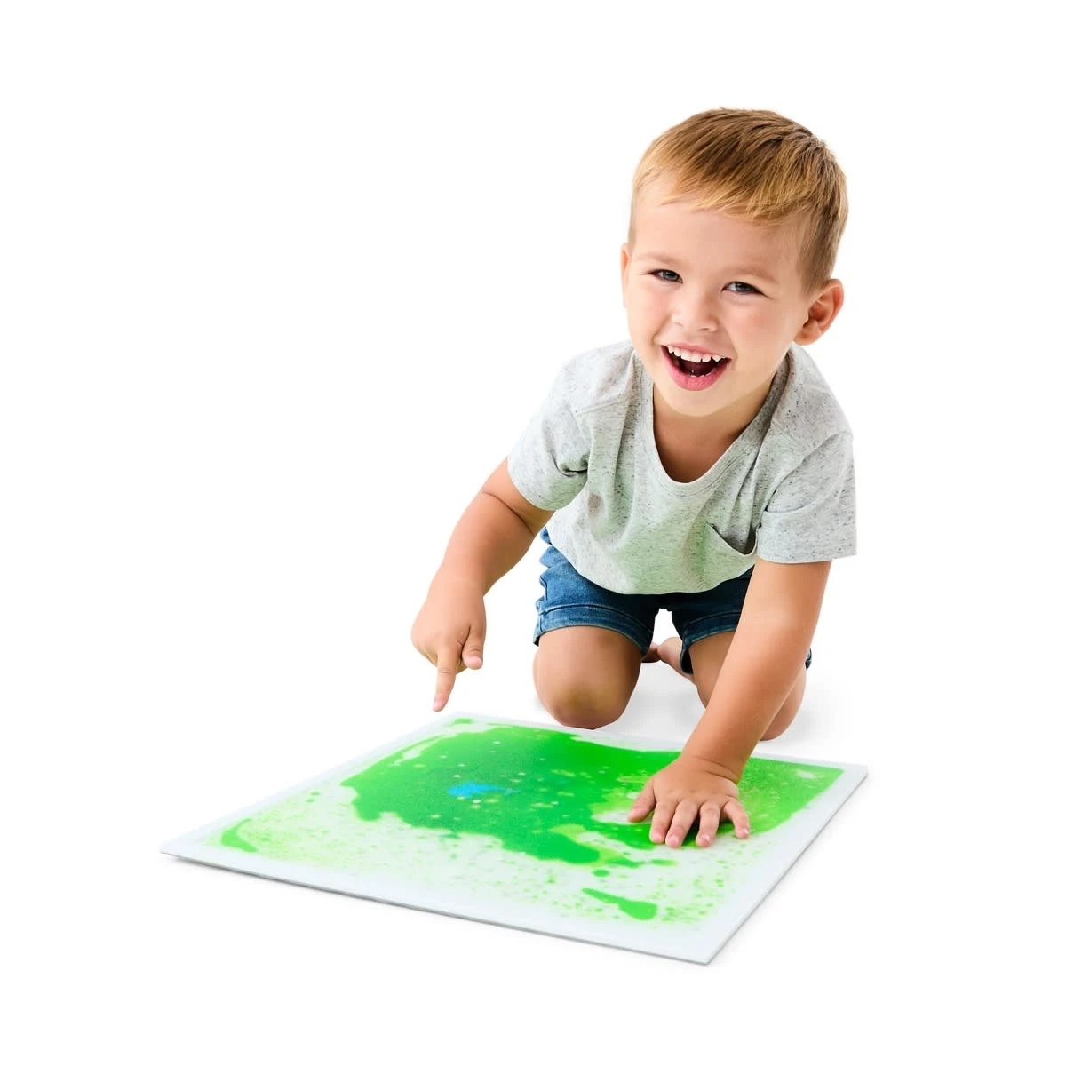 1 Sensory Tile - Green, 1 of 6