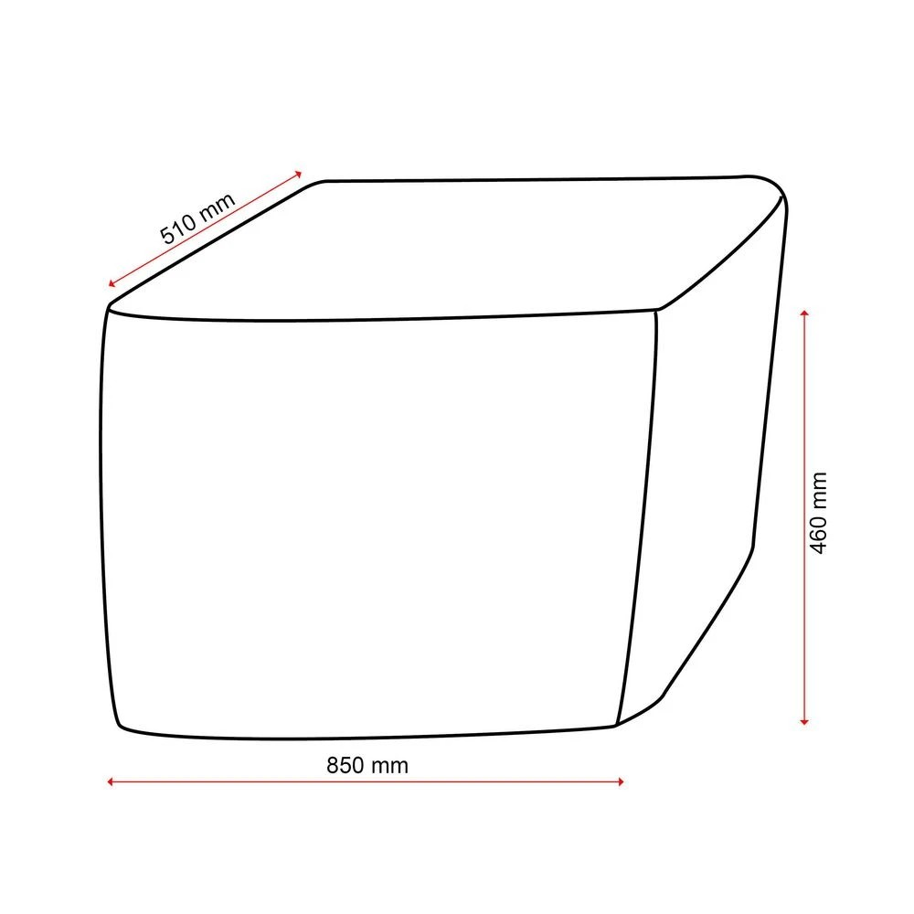 6 Buro York Ottoman 3 Piece Set Visitor Chairs and Stools, 6 of 7