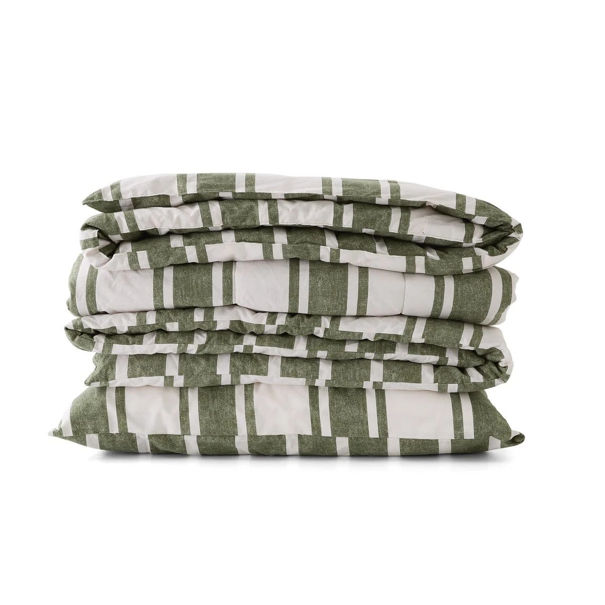 7 Eden Reversible Comforter Set - Double Bed, Green, 7 of 7