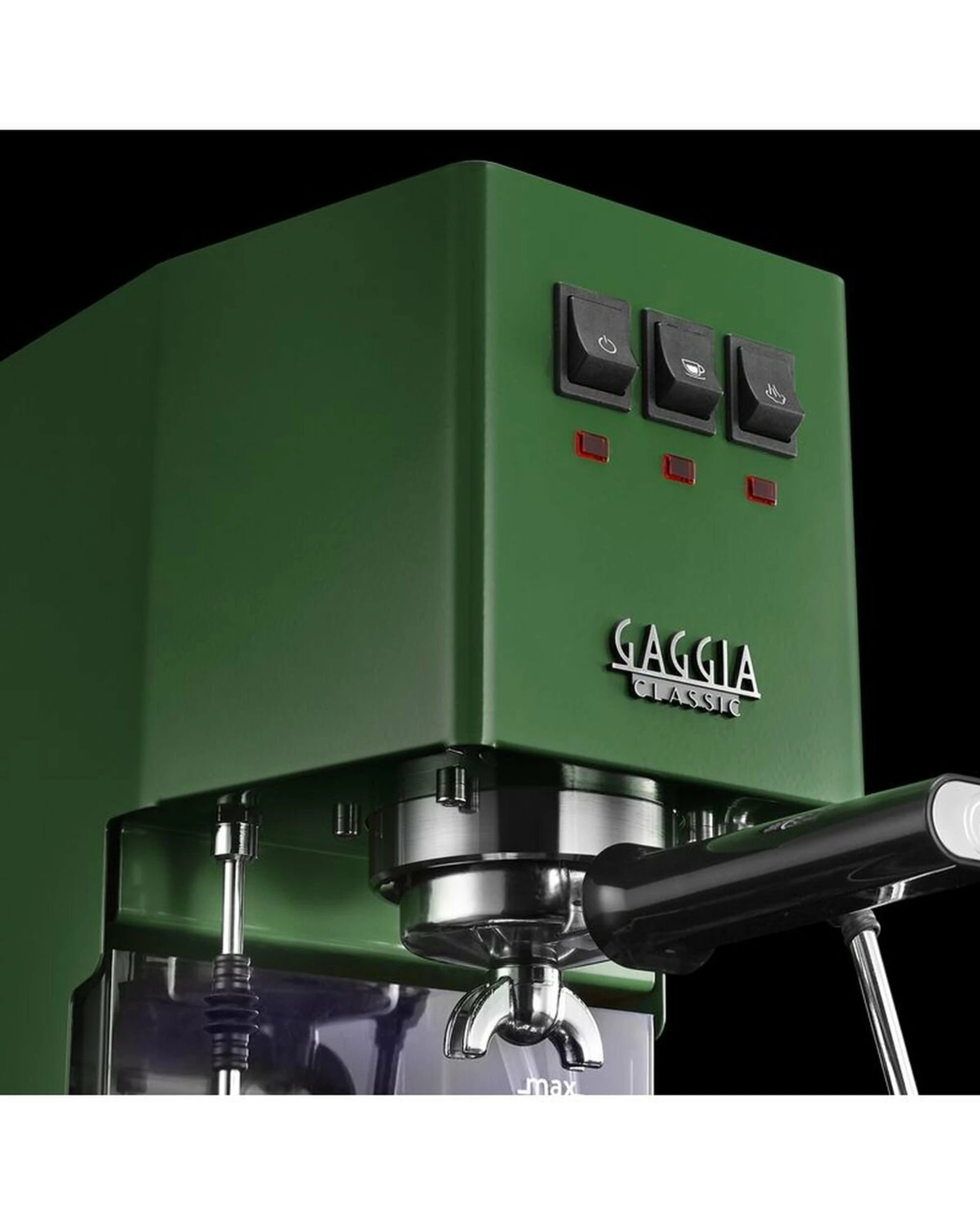 4 Gaggia Classic E24 Coffee Machine Green, 4 of 5