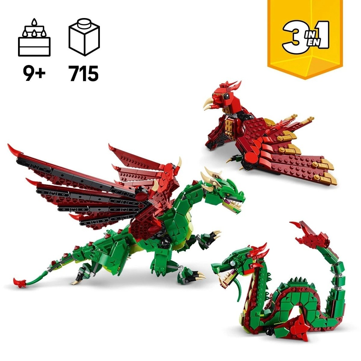 4 LEGO Creator Medieval Dragon 31161, 4 of 10