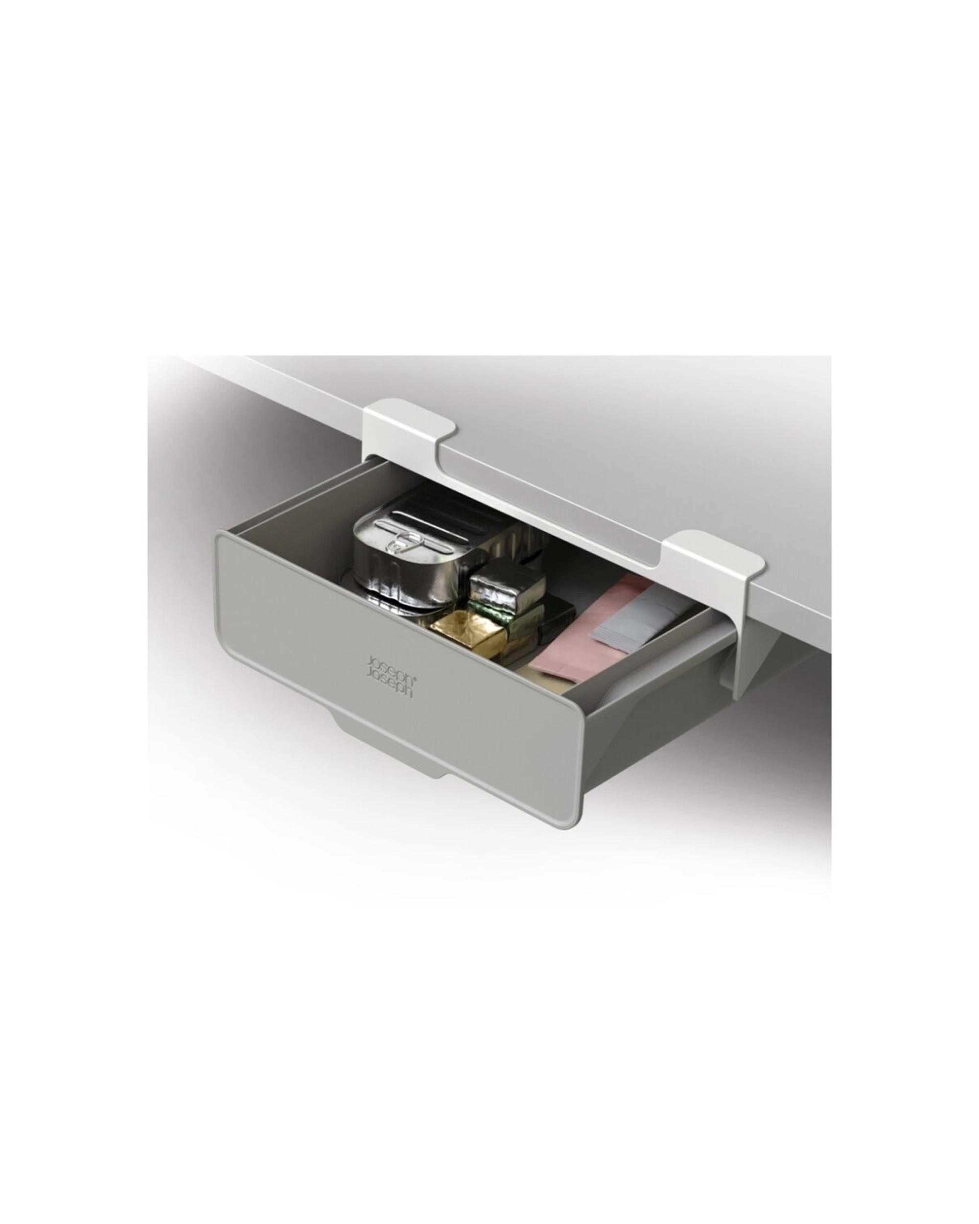 5 Joseph Joseph CupboardStore Under Shelf Drawer Kitchen Storage Organiser - Beige, 5 of 7