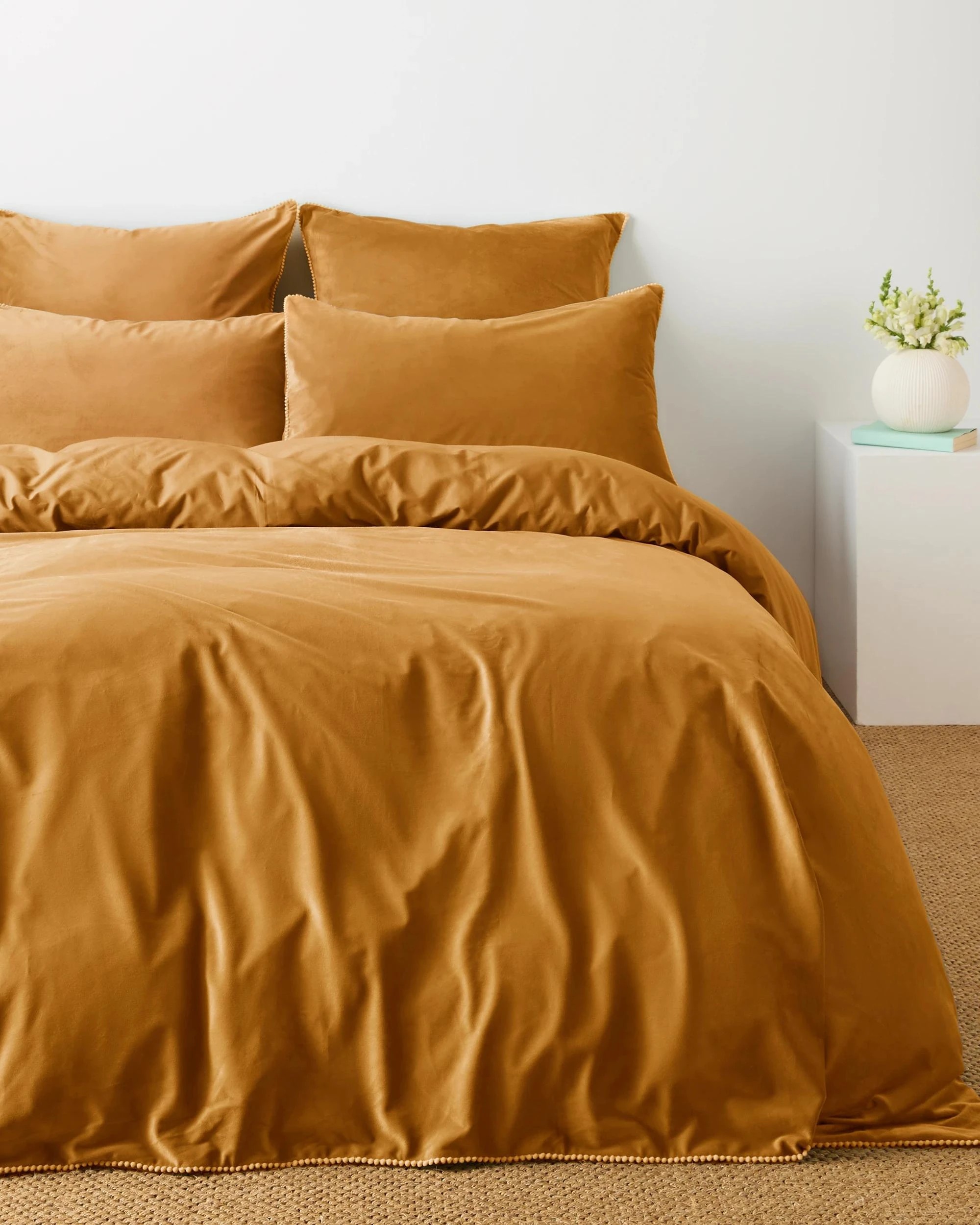 1 Target Lacy Velvet Quilt Cover Set - King Bed - Yellow, 1 of 3