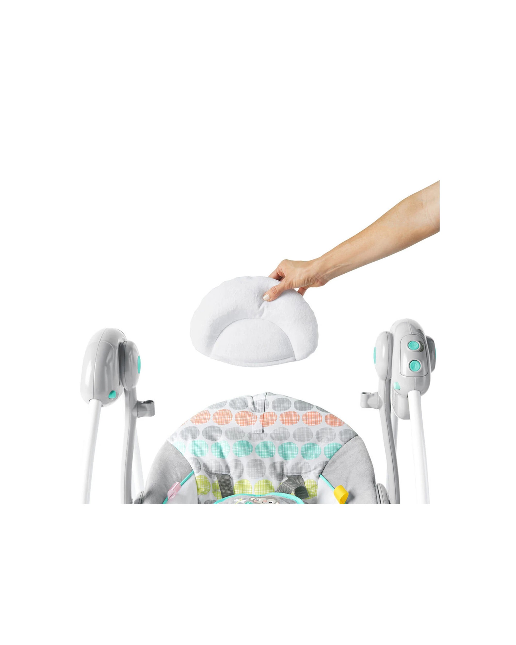 5 Bright Starts Whimsical Wild Portable Swing 6 Speeds 10 Melodies 0m Plus - Multi, 5 of 5