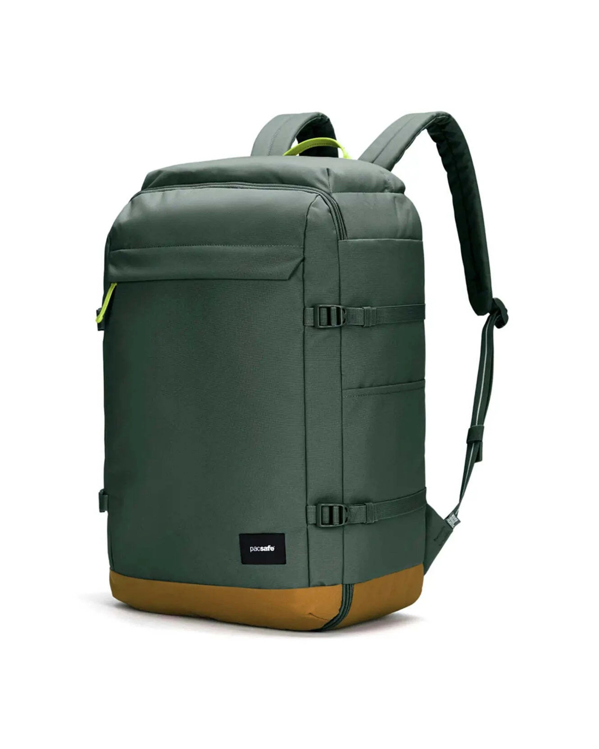 3 Pacsafe GO 44L Anti-Theft Carry-On Backpack Lockable Compartments Spruce - Green, 3 of 9