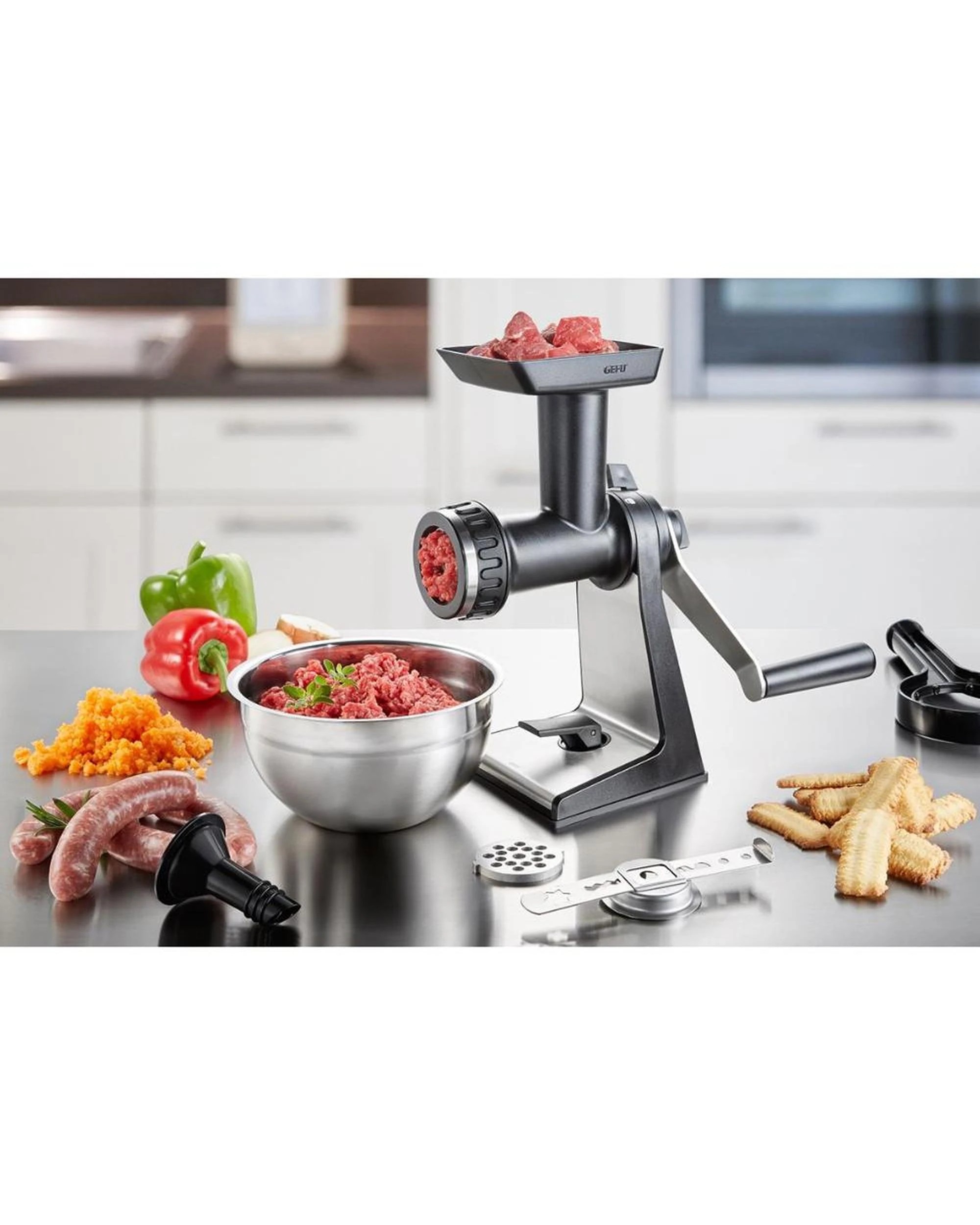 2 Gefu Transforma Meat Mincer 30.5 x 13.5 x 29 Black, 2 of 7