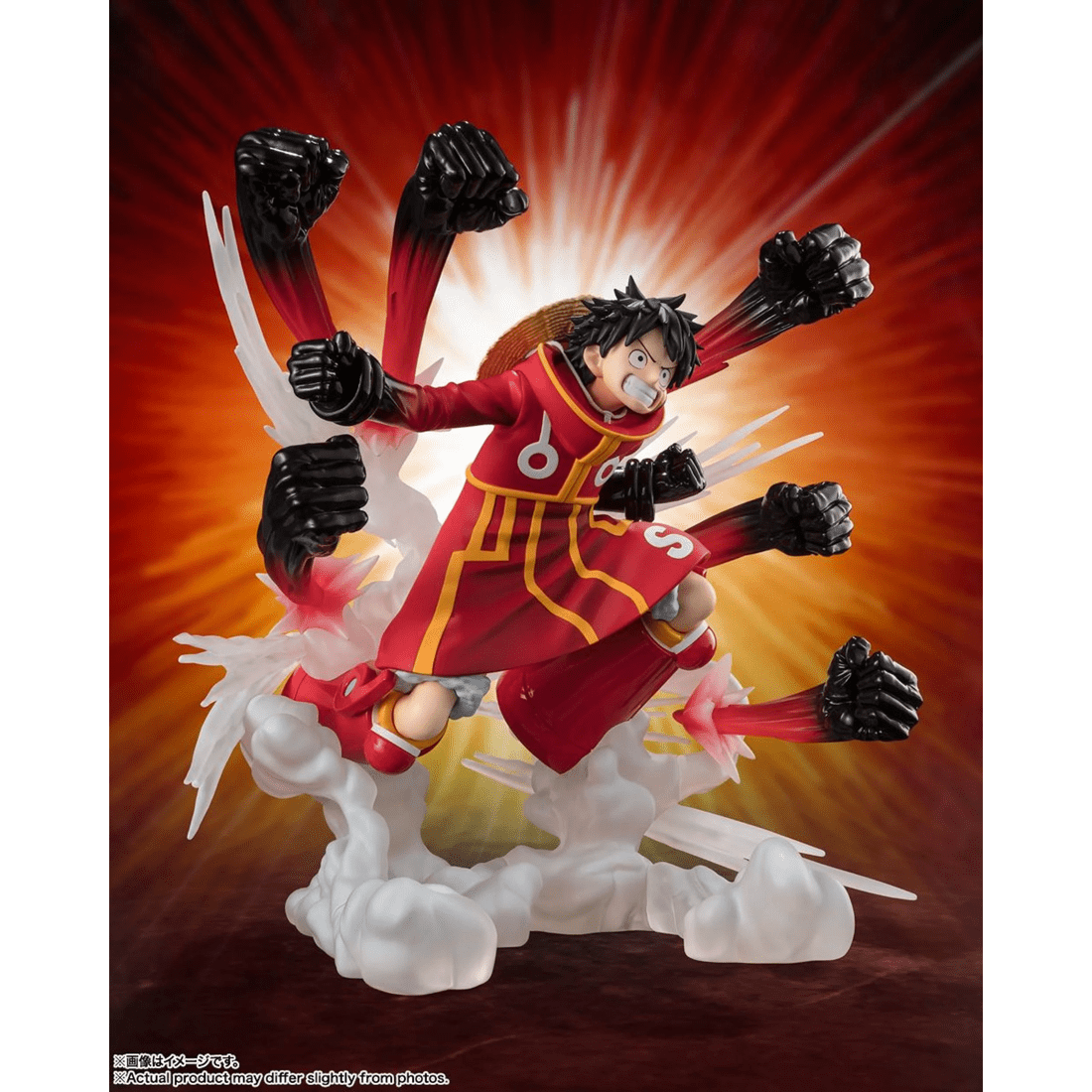 5 Bandai Tamashii Nations FiguartsZero Extra Battle One Piece Monkey D Luffy Gum Gum Hawk Gatling Figure, 5 of 6