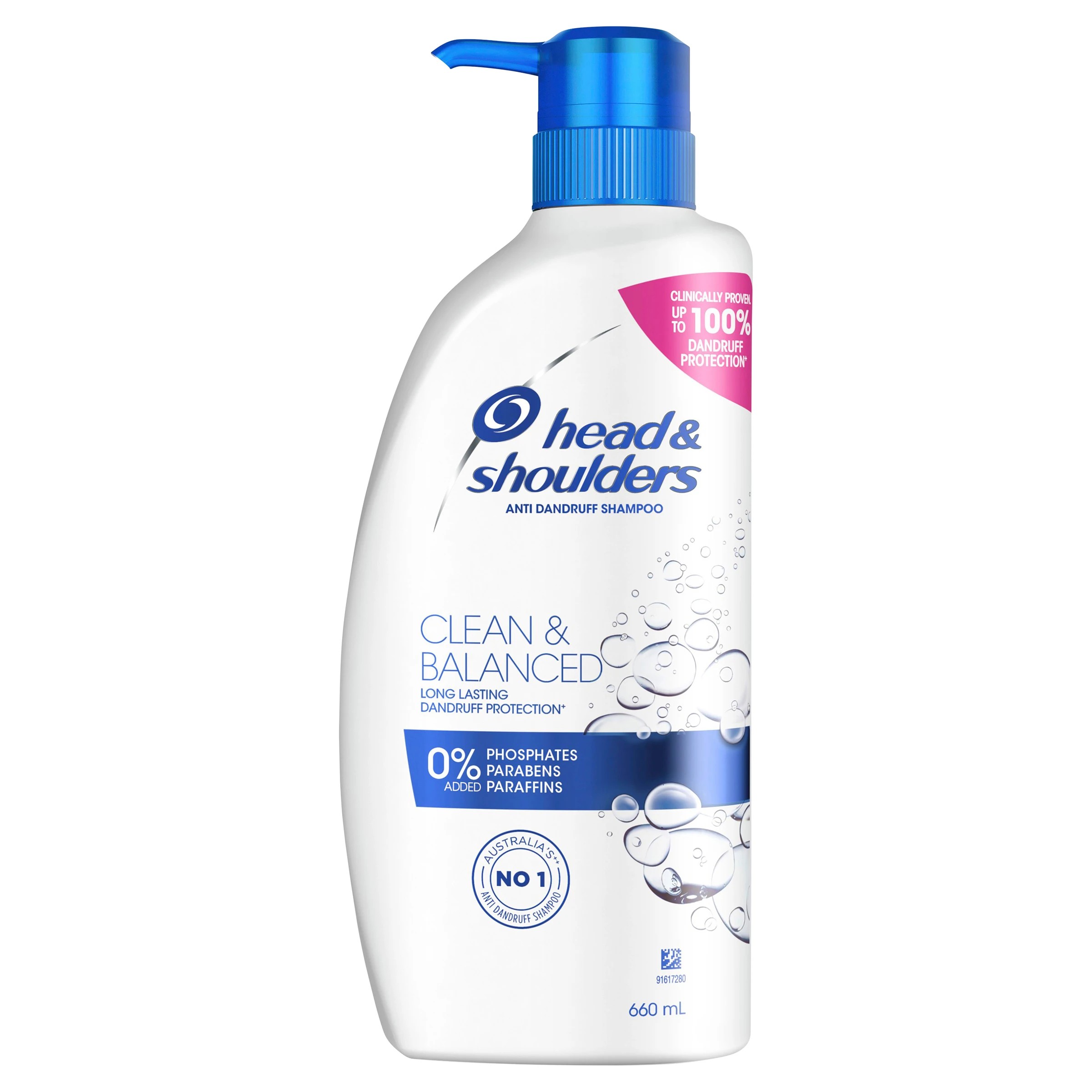 1 Head & Shoulders Clean and Balanced Anti-Dandruff Shampoo 660ml, 1 of 7