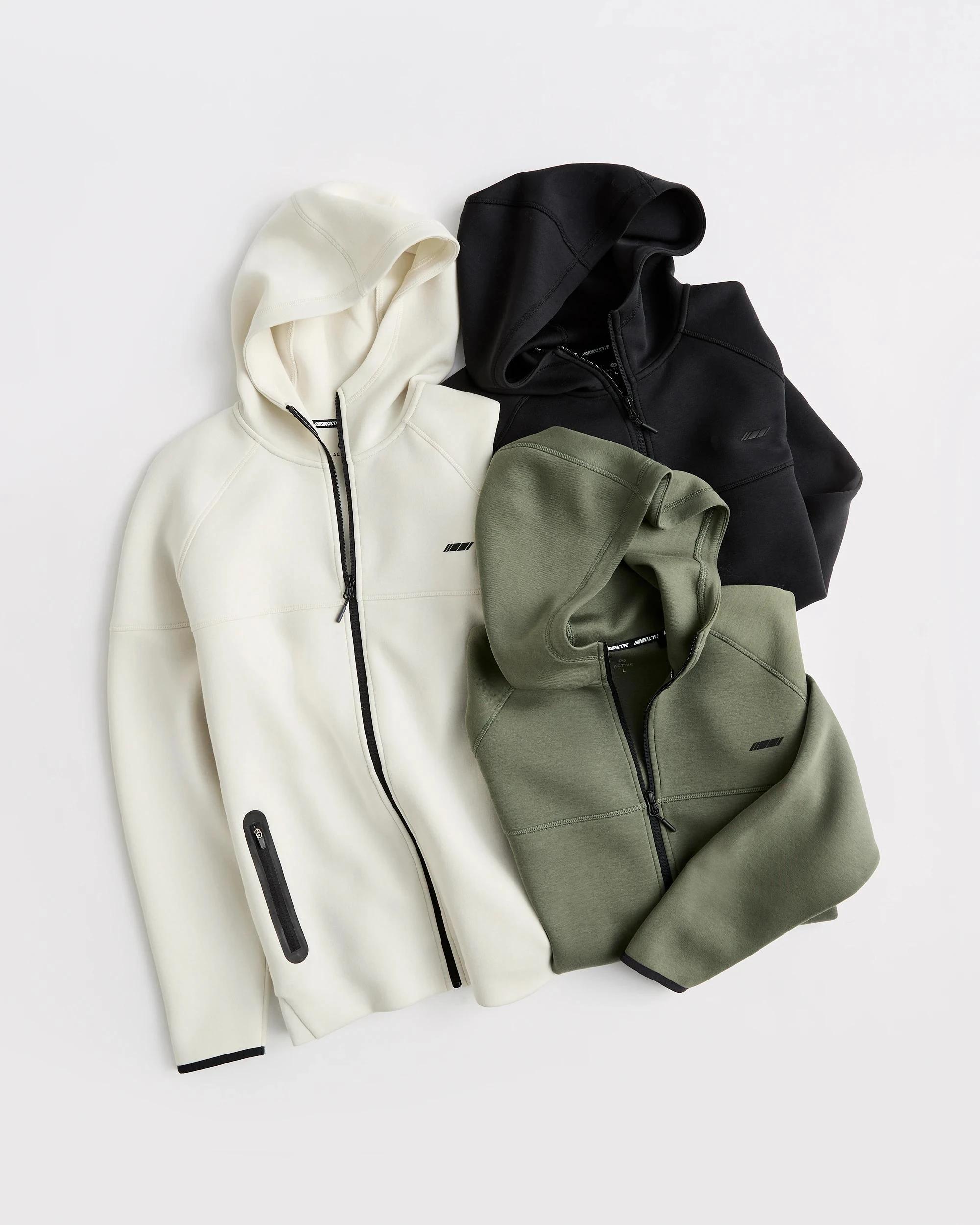 6 Target Active Active Australian Cotton Blend Tech Pullover Hoodie WHITE, 6 of 7