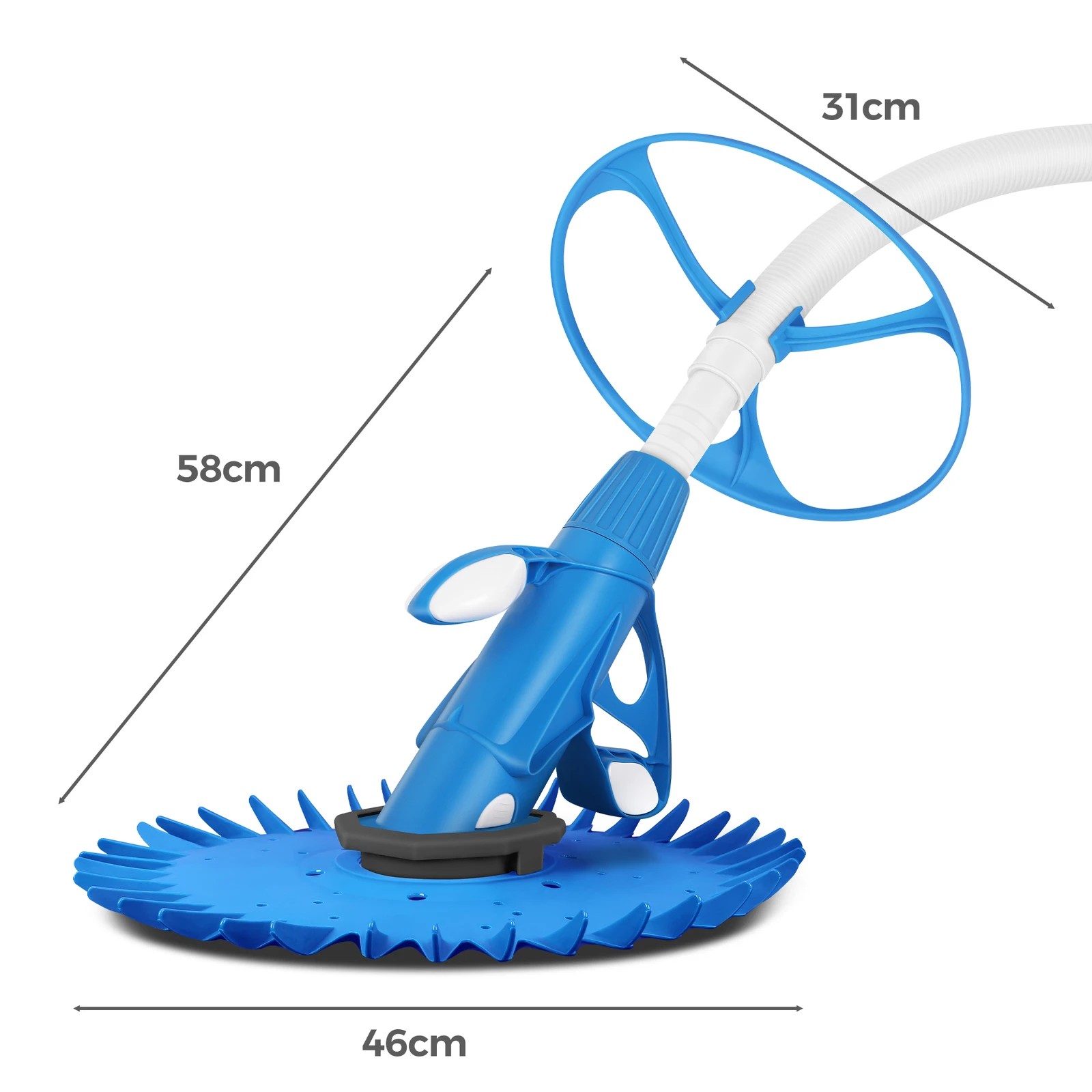 4 Alfordson Pool Cleaner Automatic Vacuum Floor Climb Wall Swimming Pool Hose 10M - Blue, 4 of 5