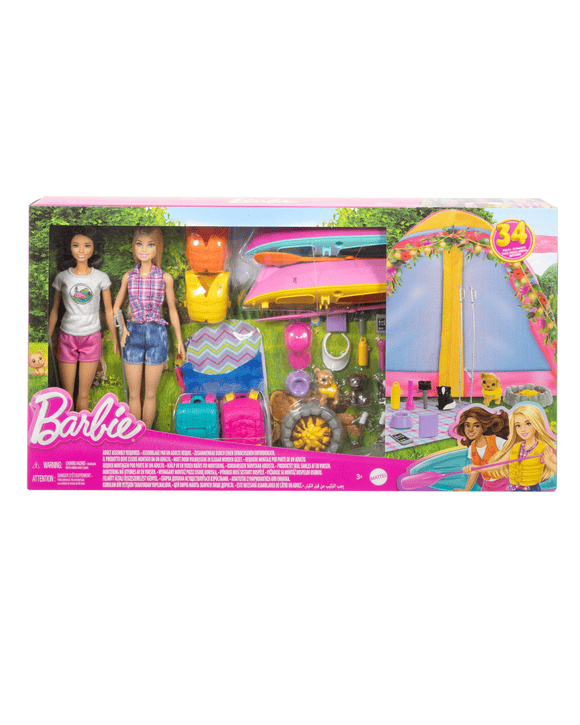Barbie Dolls and Camping Accessories Playset