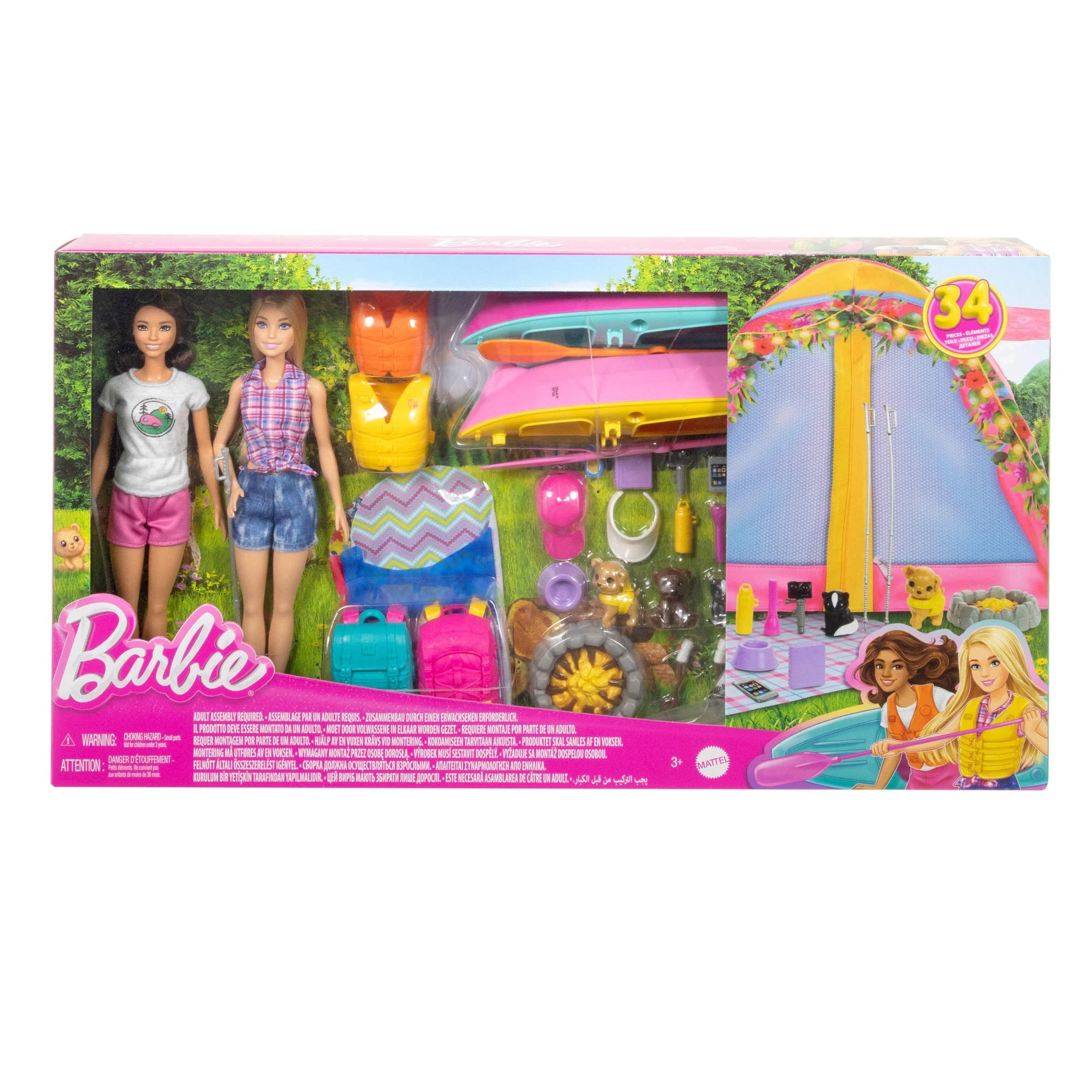 1 Barbie Dolls and Camping Accessories Playset, 1 of 6
