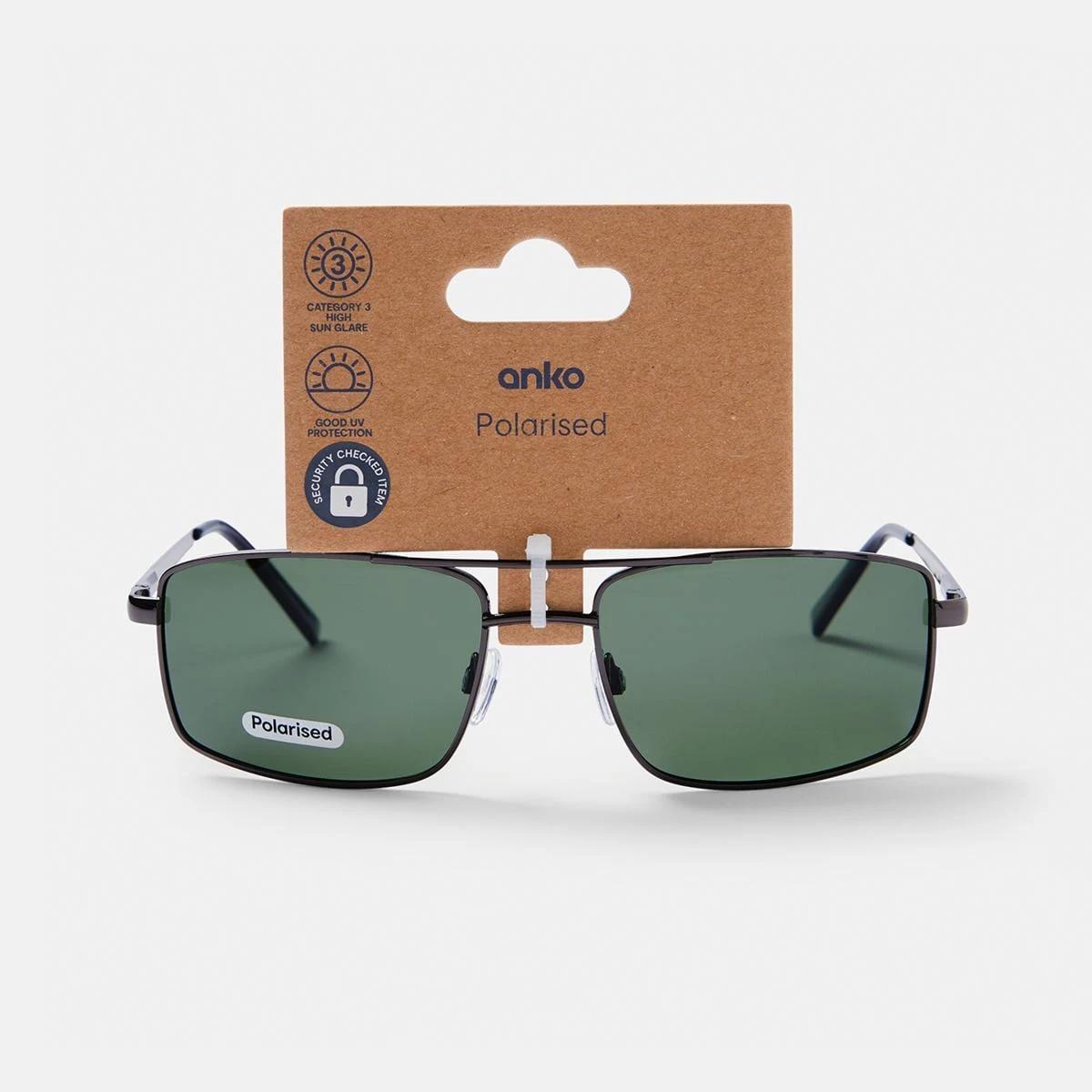 6 Classic Metal Frame Sunglasses BLACK, 6 of 6