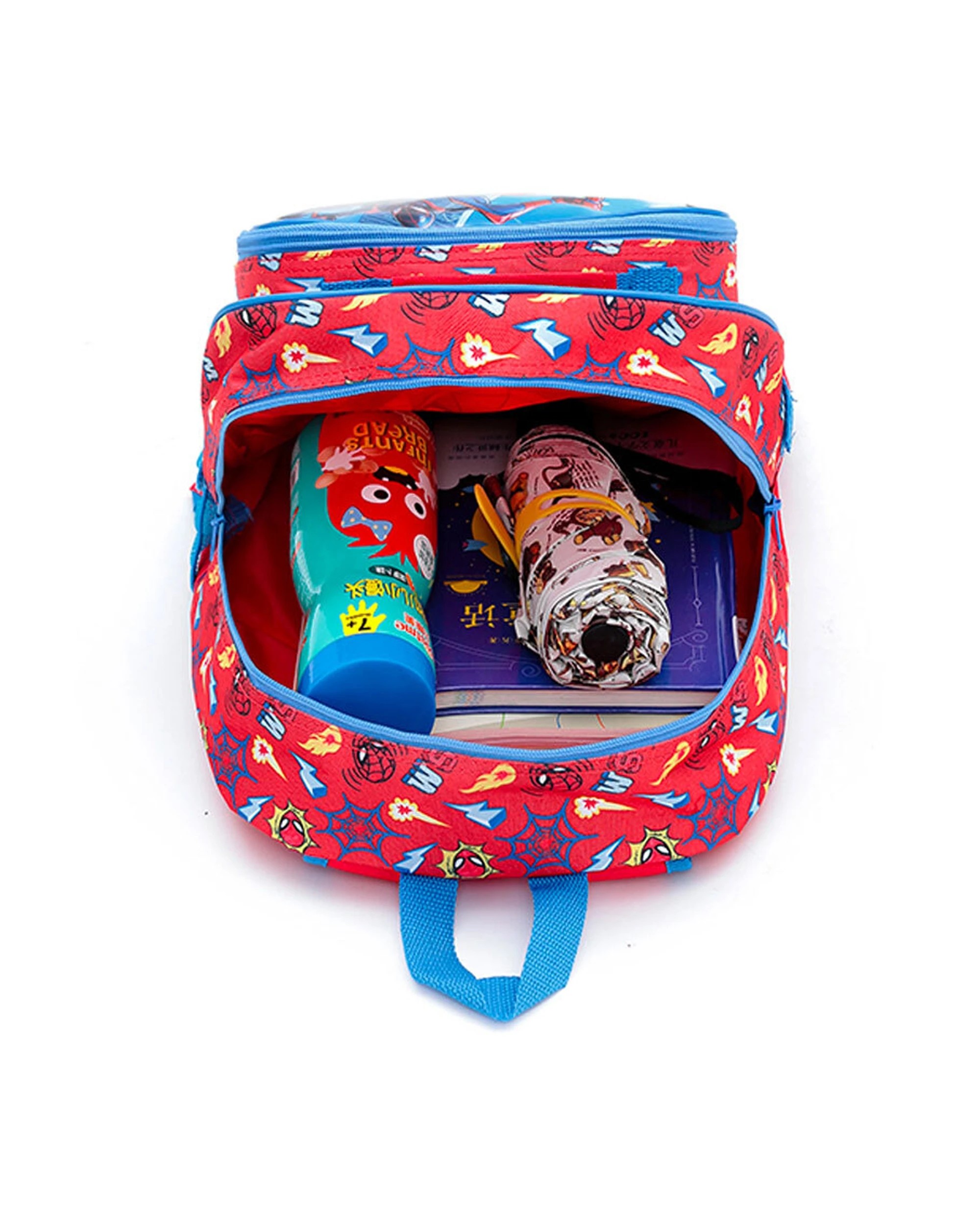 3 Spiderman Kids School Backpack With Detachable Insulated Cooler Bag Set - Multi, 3 of 4