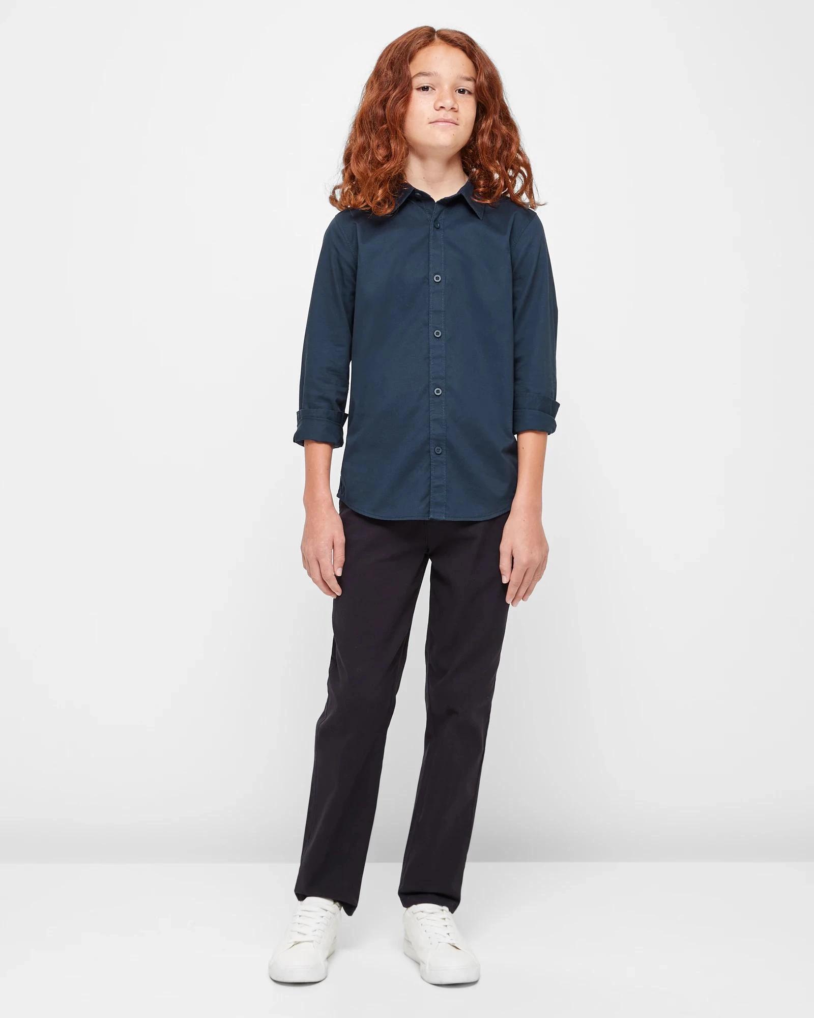 2 Target Long Sleeve Shirt NAVY BLUE, 2 of 5