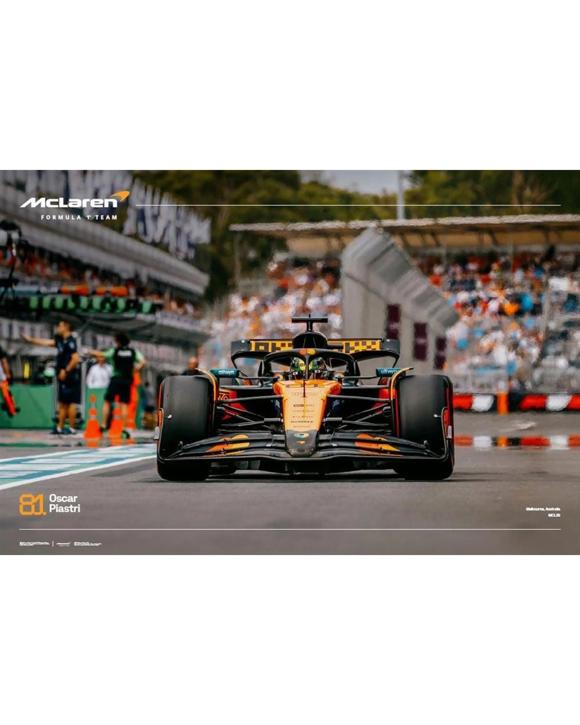 F1 Oscar Piastri Melbourne Poster