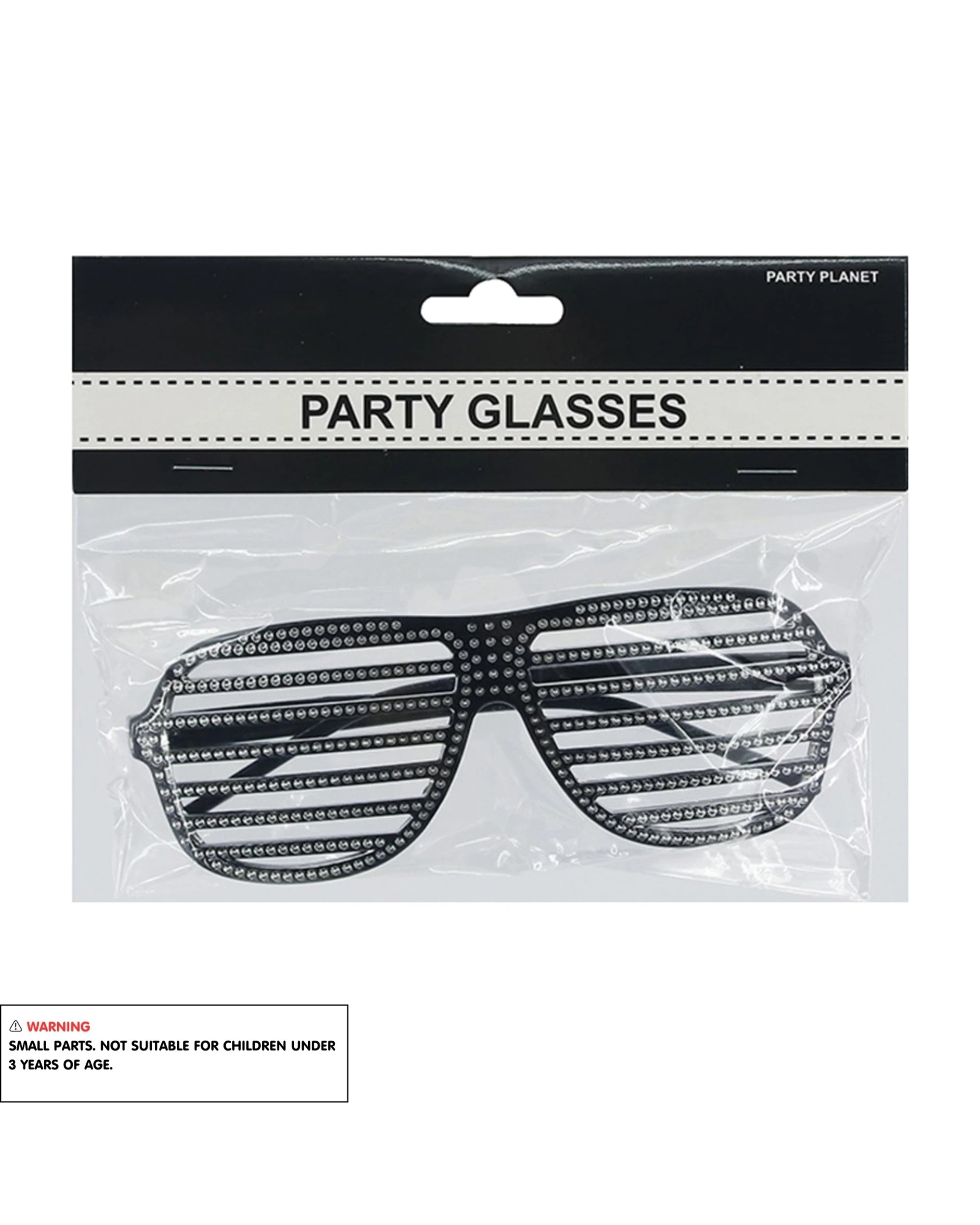 2 Oceana Bling Shutter Shade Glasses - One Size - Black, 2 of 2