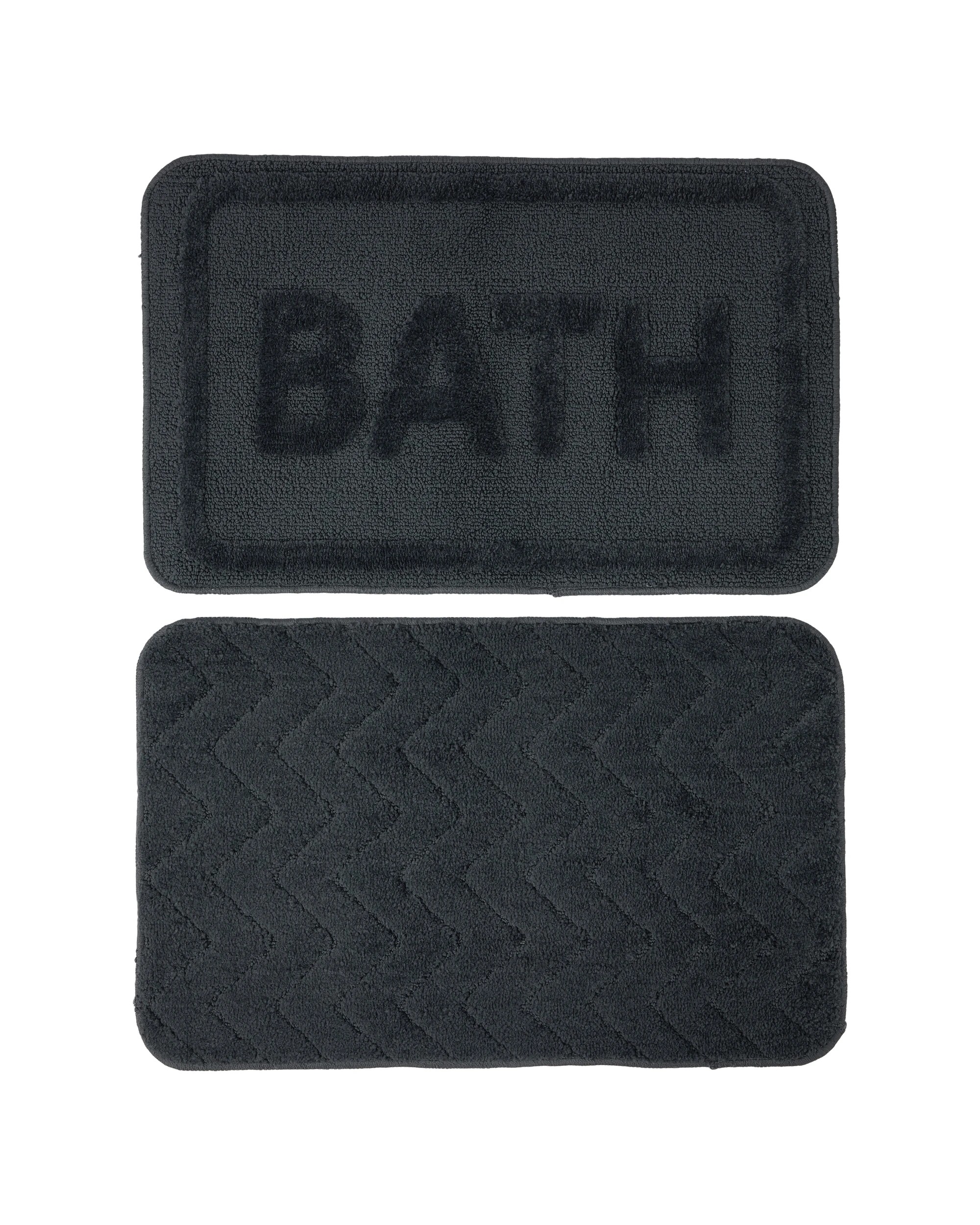 1 Set of 2 Bathmats - Grey, 1 of 5