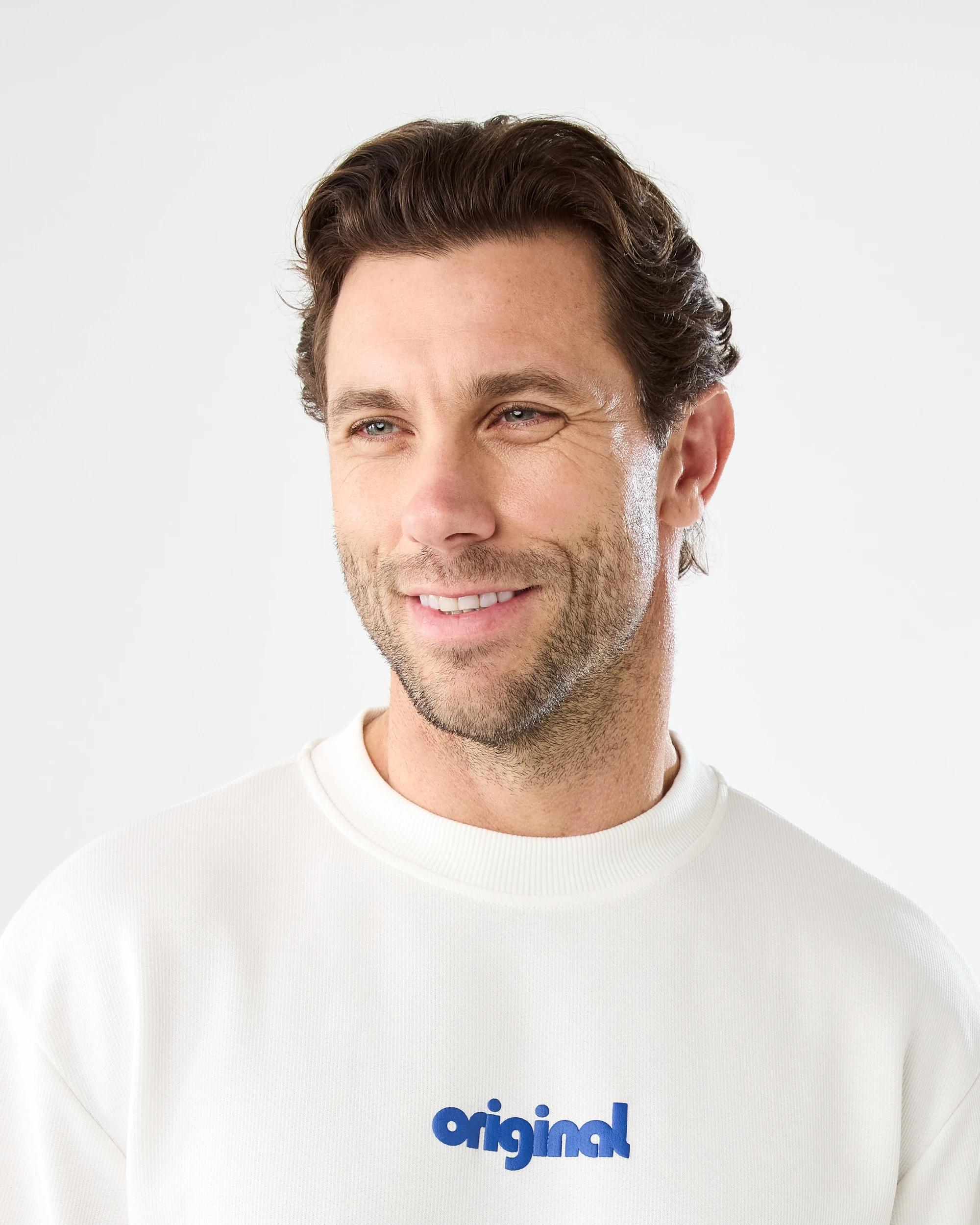 4 Textured Print T-shirt Wht Origin, 4 of 5