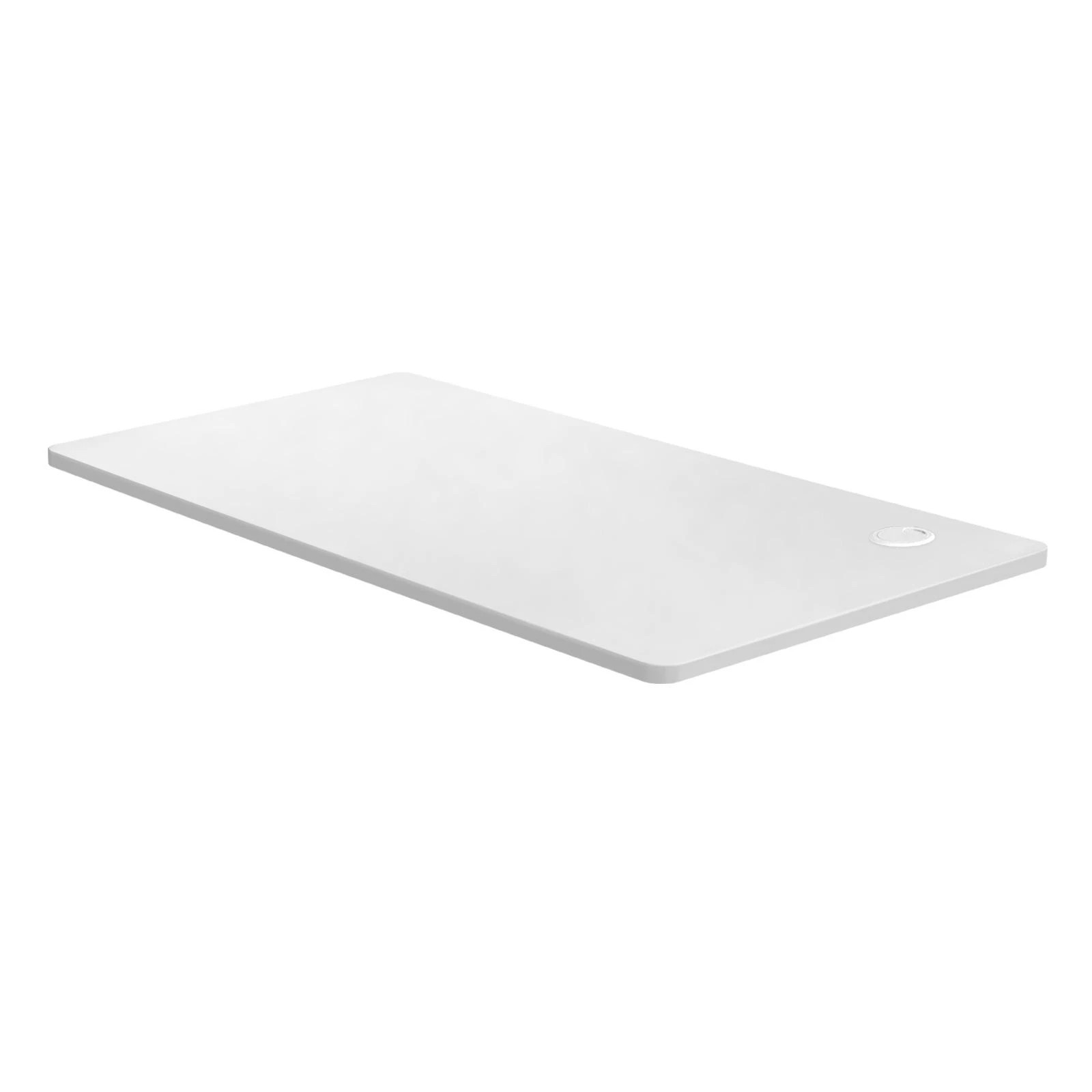 1 Oikiture 150cm Desk Top Electric Desk Board Computer Table
 - White, 1 of 9