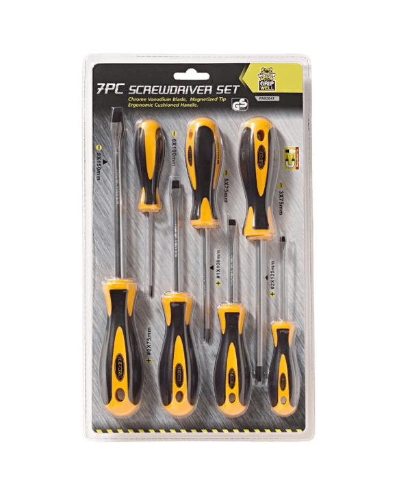 Gripwell Screwdriver Set 7 Pack