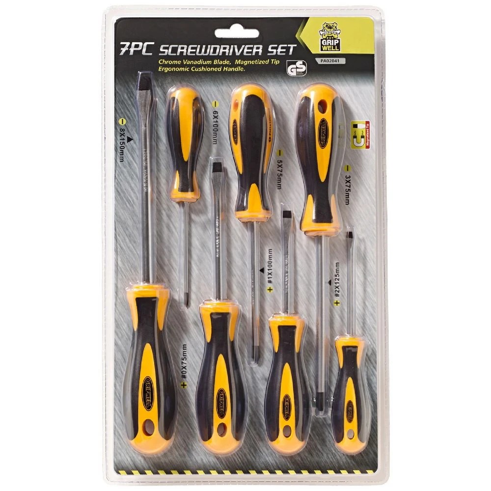 1 Gripwell Screwdriver Set 7 Pack, 1 of 2
