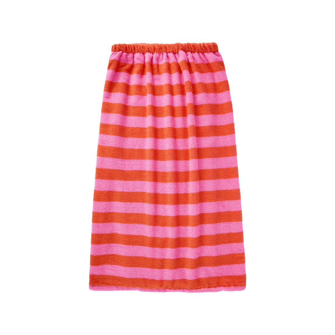 2 OXX Bodycare Cotton Body Wrap Towel - Pink and Orange, 2 of 5