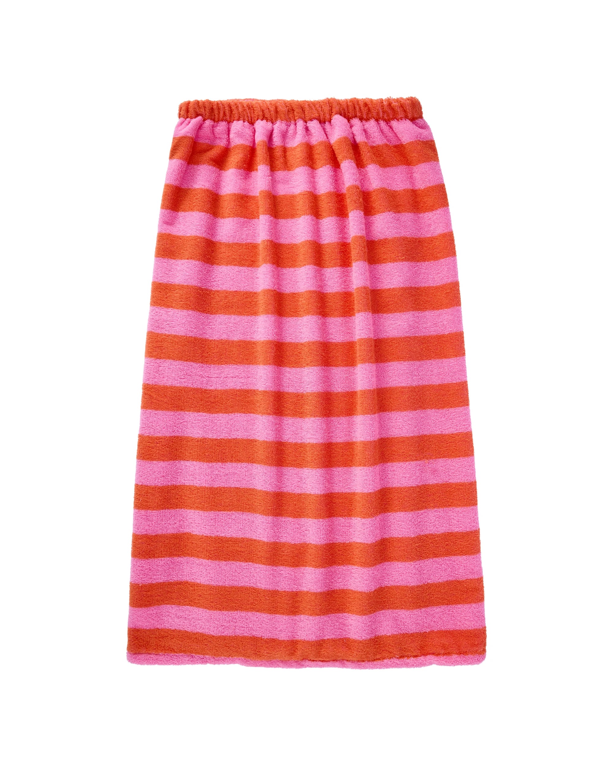 2 OXX Bodycare Cotton Body Wrap Towel - Pink and Orange, 2 of 5