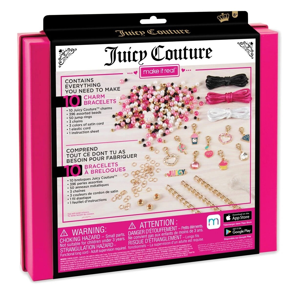 6 464 Piece Make It Real: Juicy Couture Pink & Precious Bracelets, 6 of 6