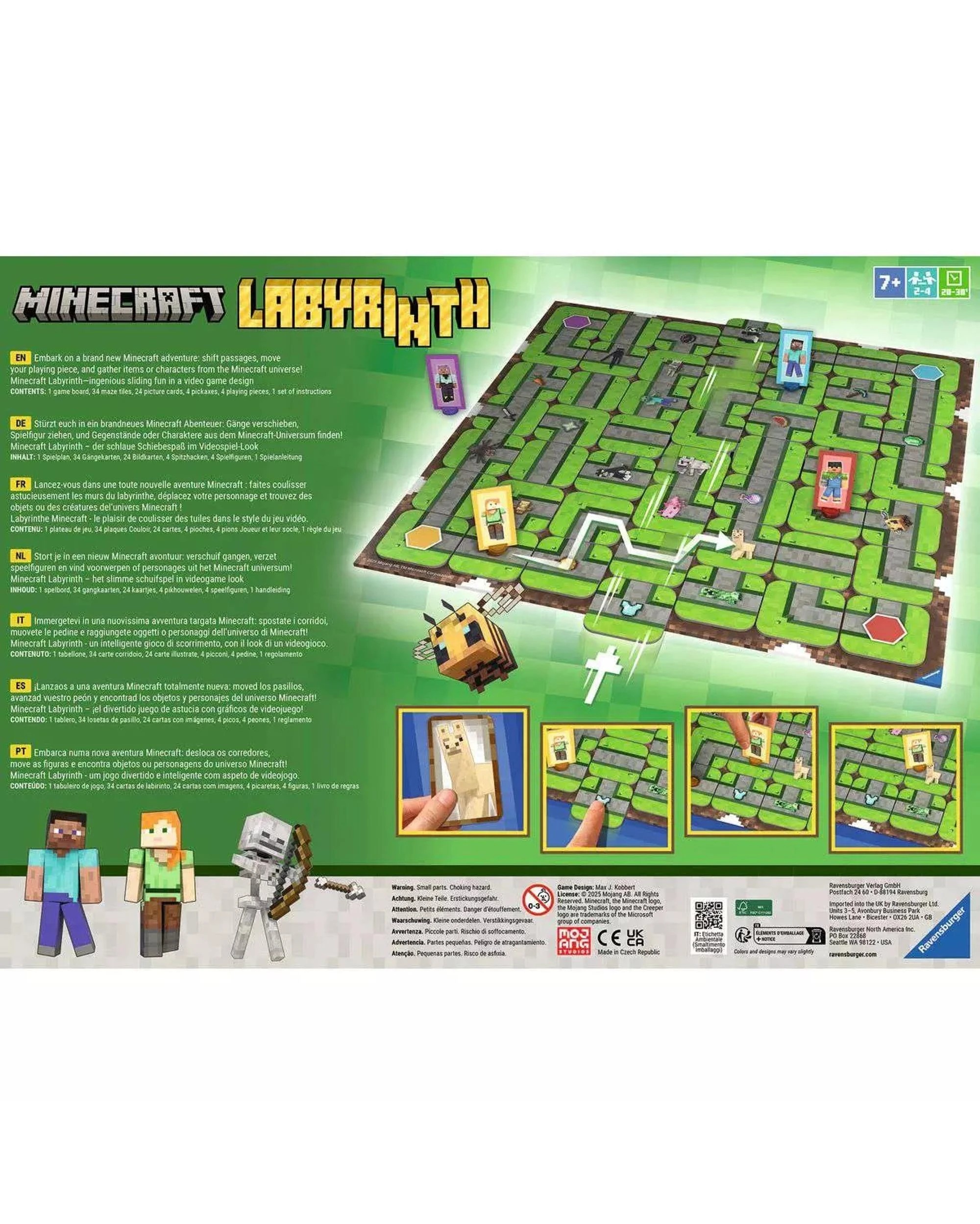 3 Ravensburger Labyrinth Minecraft Board Game, 3 of 3
