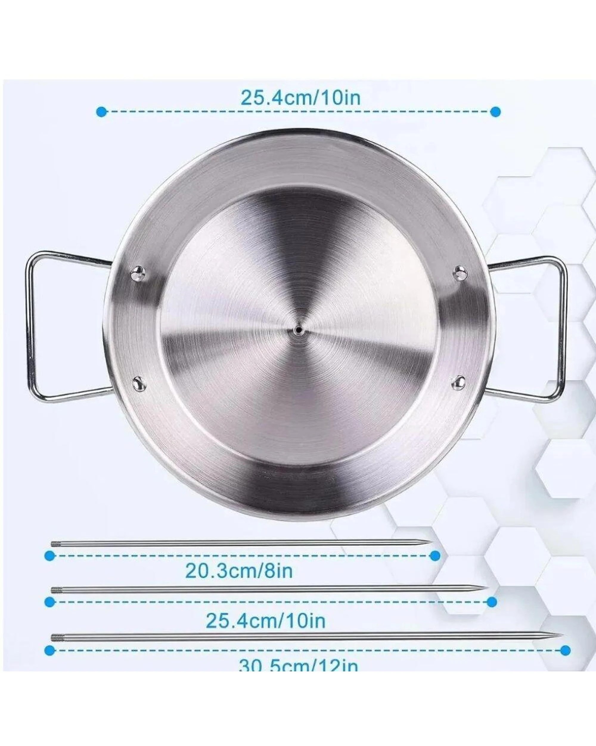 7 Flaming Coals Taco Al Pastor Spit Stand Stainless Steel, 7 of 8