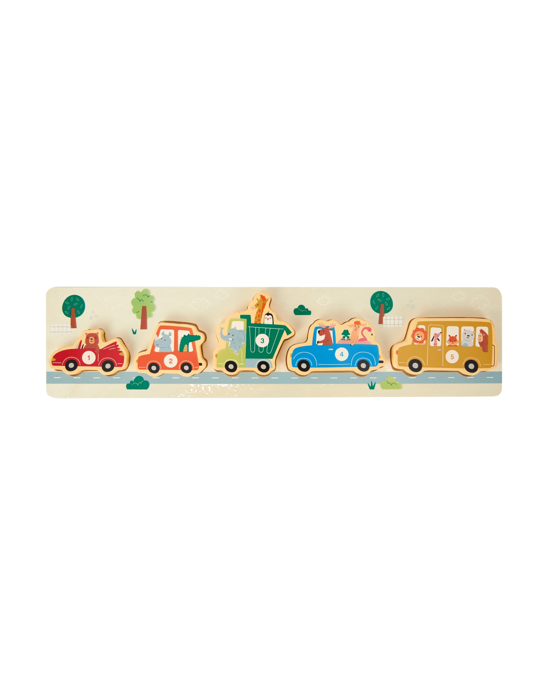 6 6 Piece Wooden Car Puzzle, 6 of 7