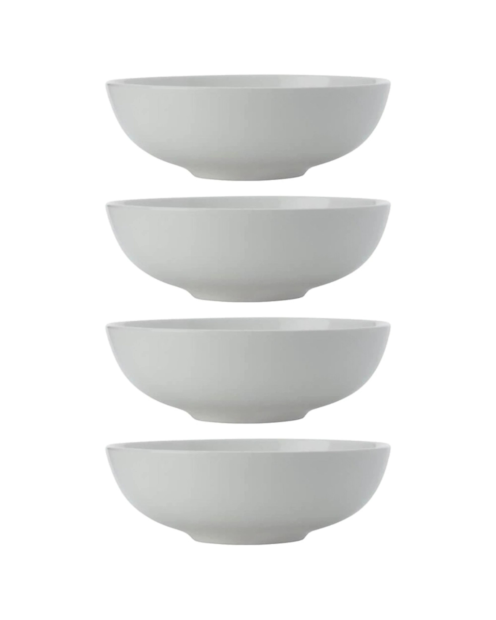 1 Maxwell & Williams 4x Premium Cashmere Coupe Bowl Fine Bone China Set 17cm - White, 1 of 2