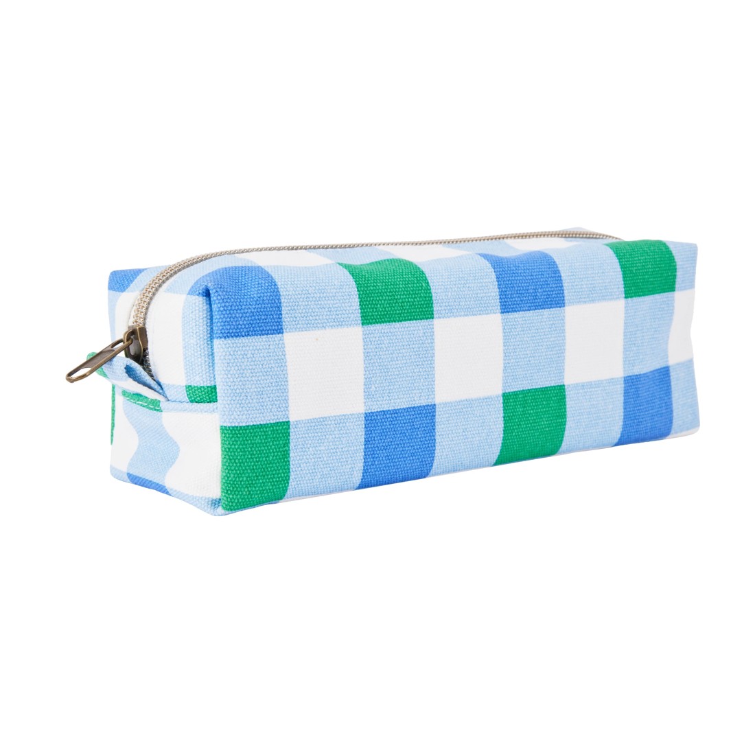 2 Barrel Pencil Case - Check, 2 of 6