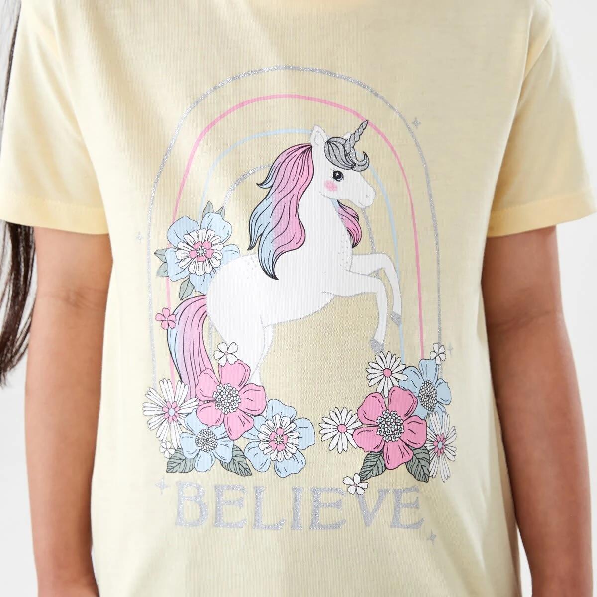 4 Print T-shirt UNICORNS BUTTERCREAM, 4 of 6