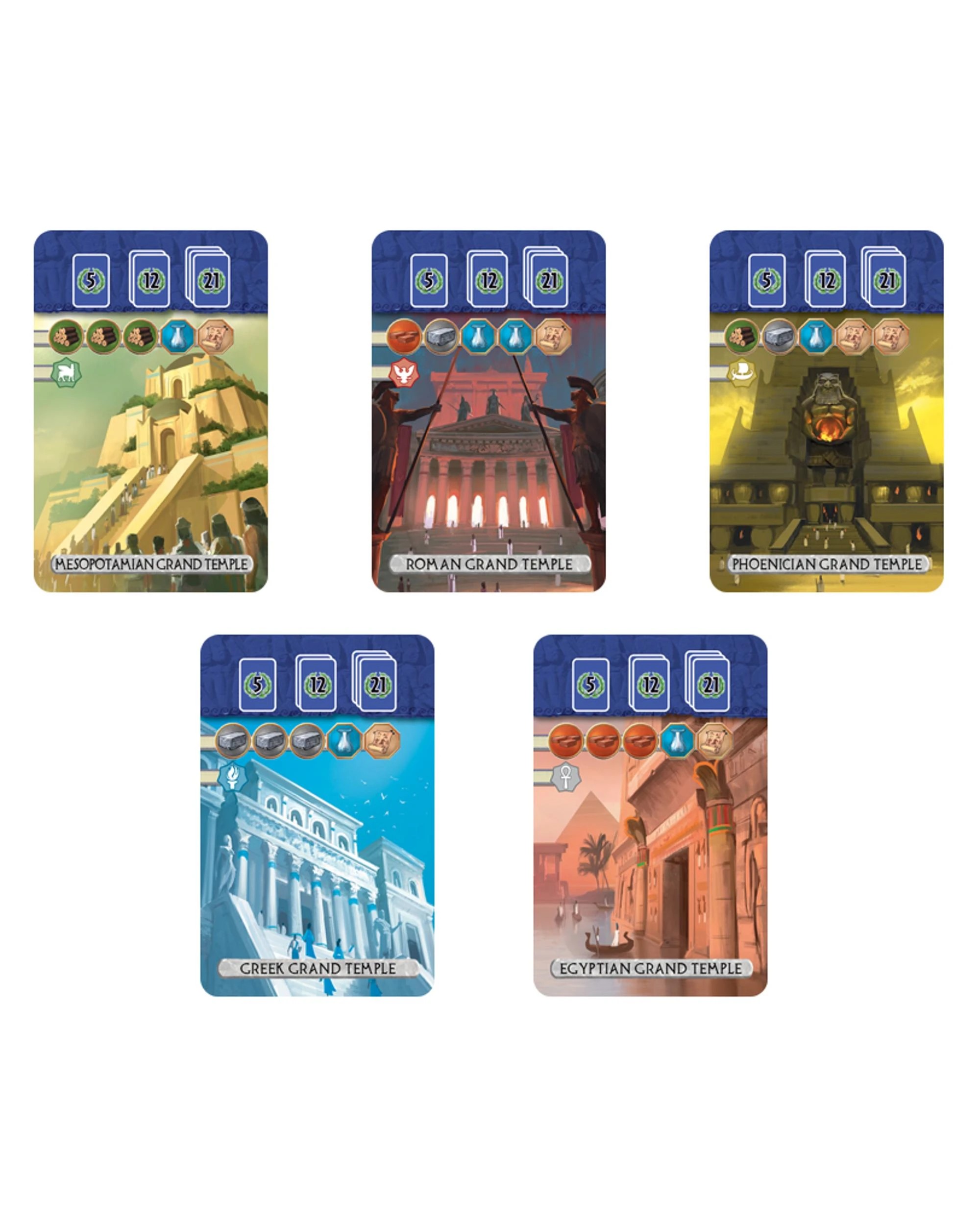 3 7 Wonders Duel: Pantheon Expansion Board Game, 3 of 3