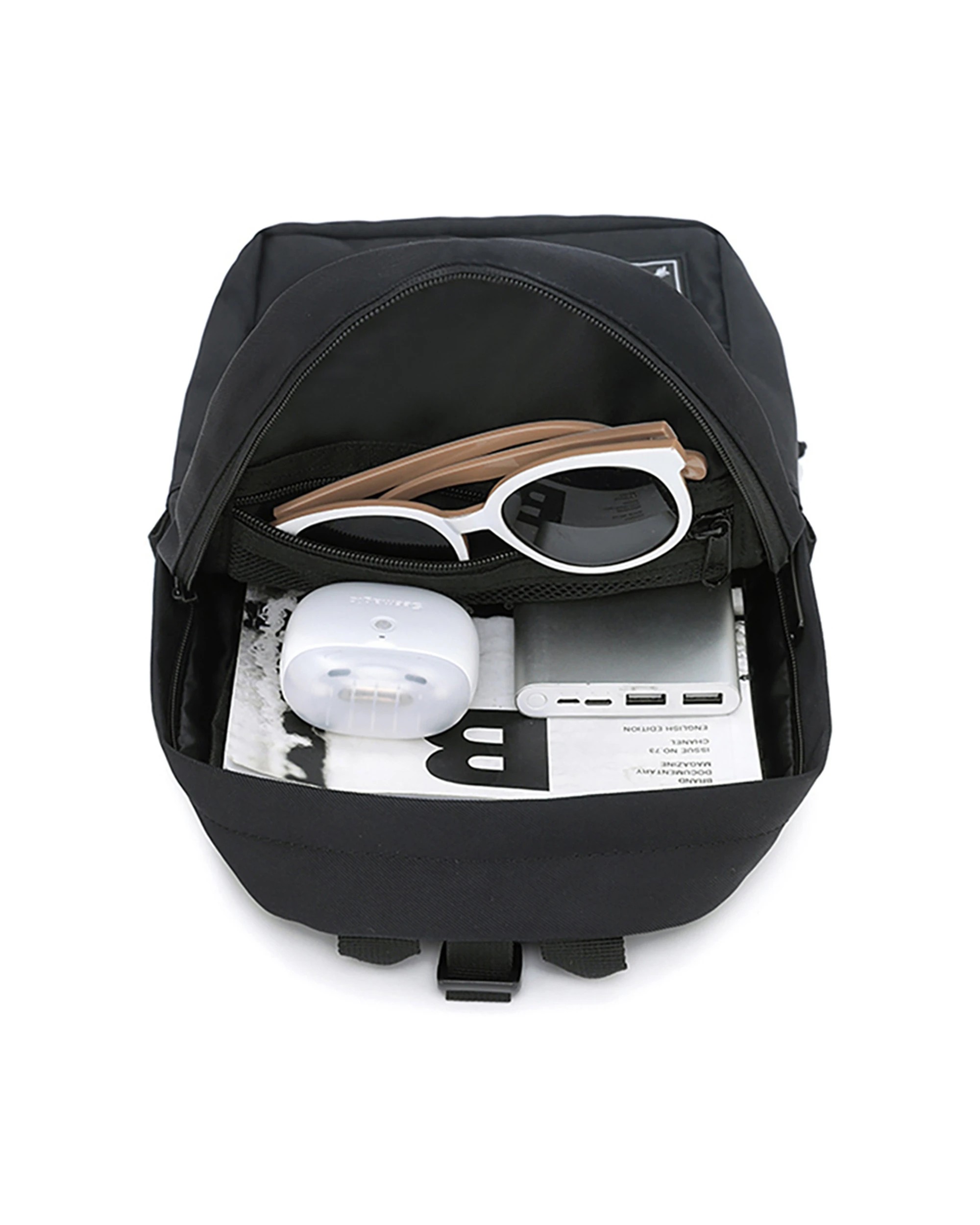 3 Tosca Lightweight Travel Shoulder Slinger Bag - Black, 3 of 3