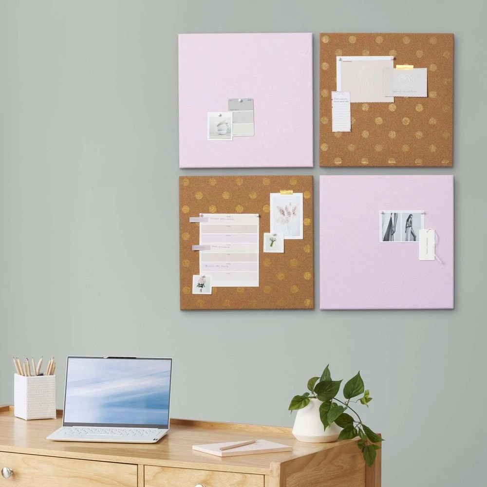 5 Otto Memo Feltboard 430 x 430 Pink, 5 of 6