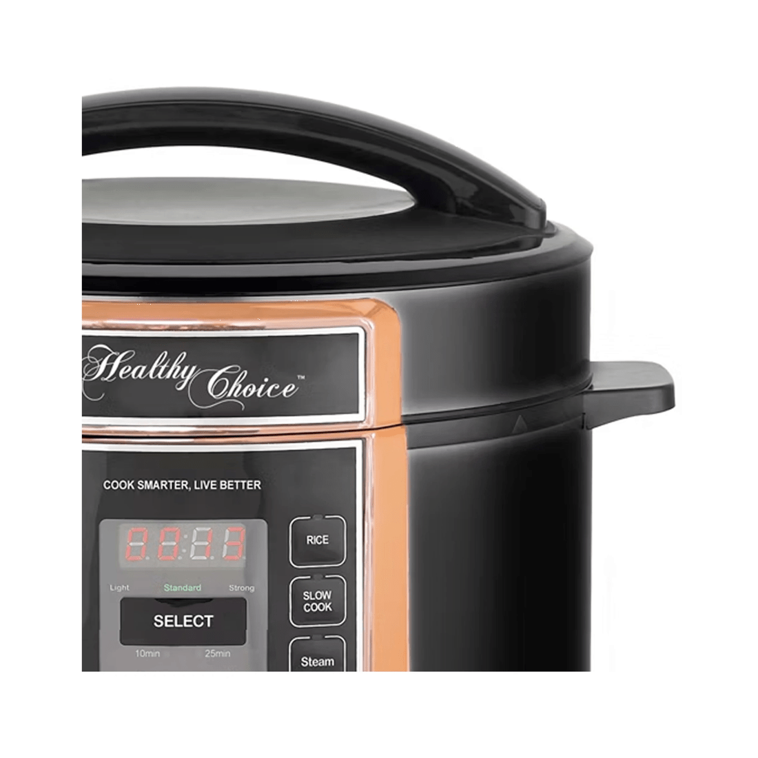 2 Healthy Choice 6l Electric Slow/pressure Cooker 1000w Digital/non Stick Pot Rgld
 - Natural, 2 of 3